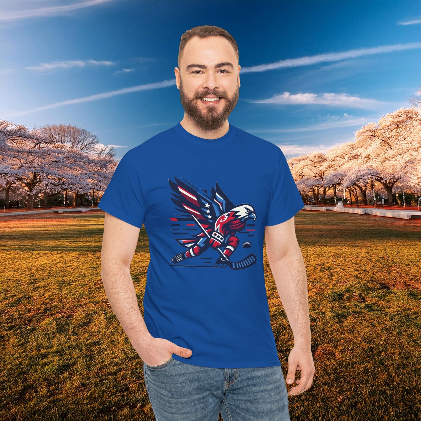 Washington Hockey Eagle Tee