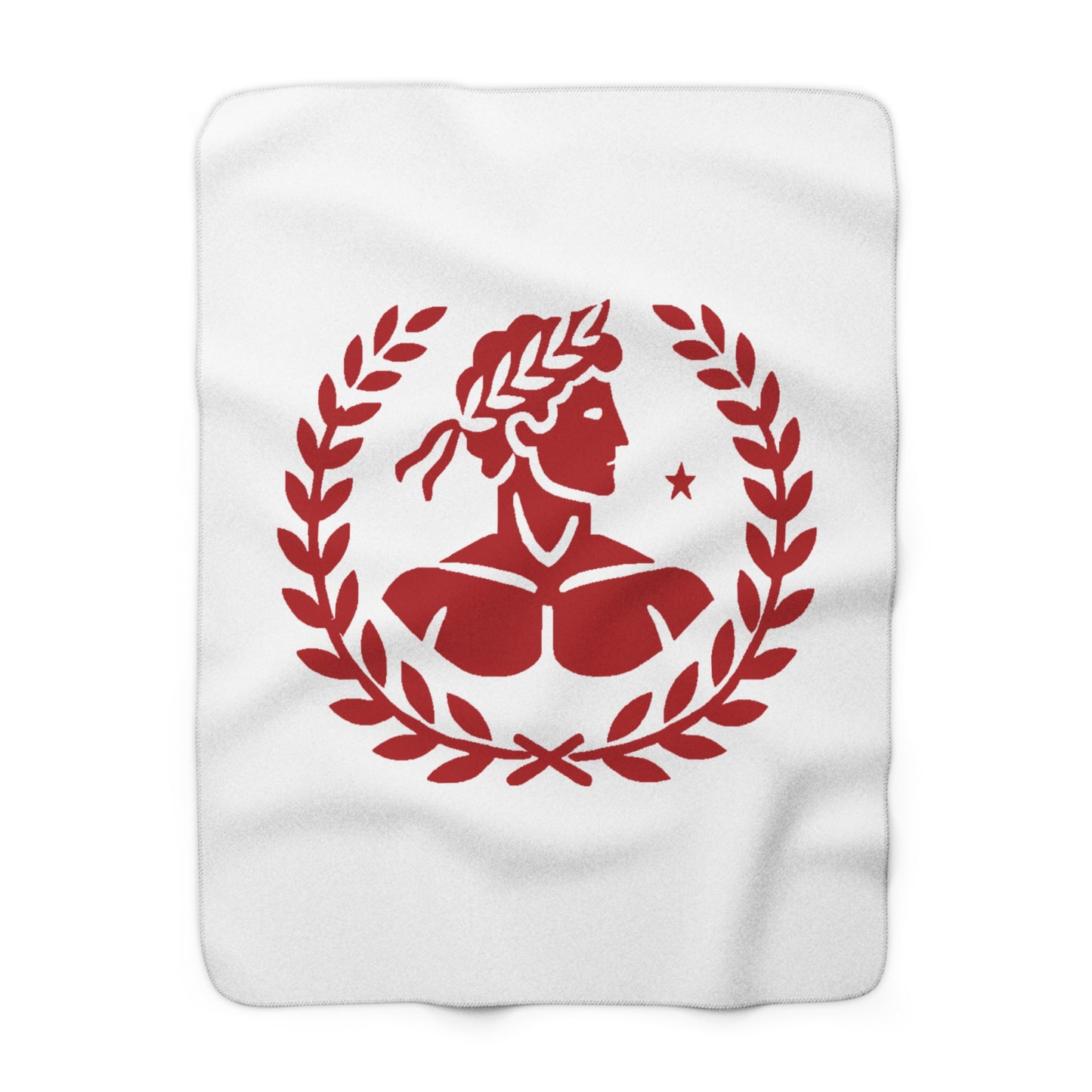 Olympiacos Crest Sherpa Fleece Blanket