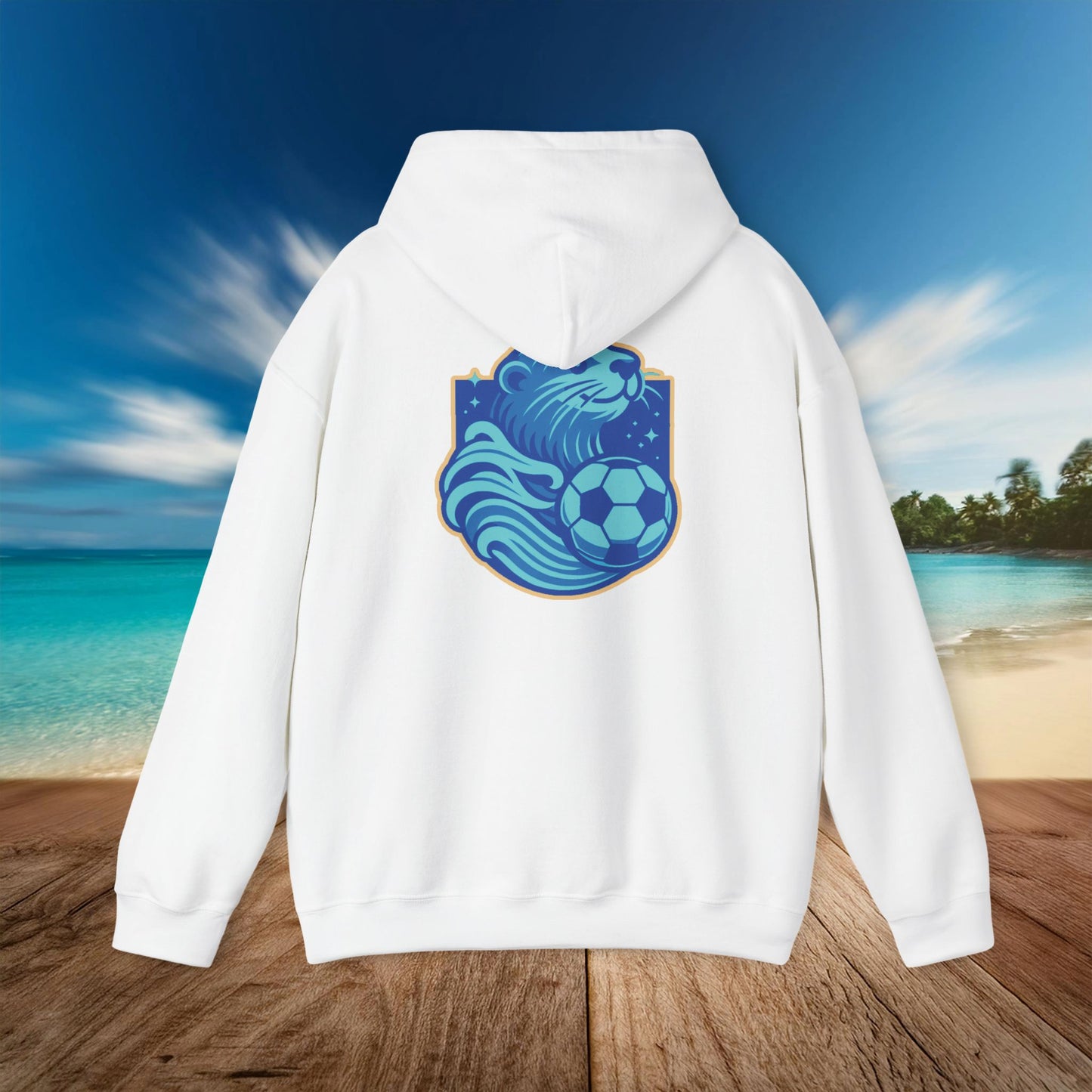 Sea Otter Soccer Logo Hoodie
