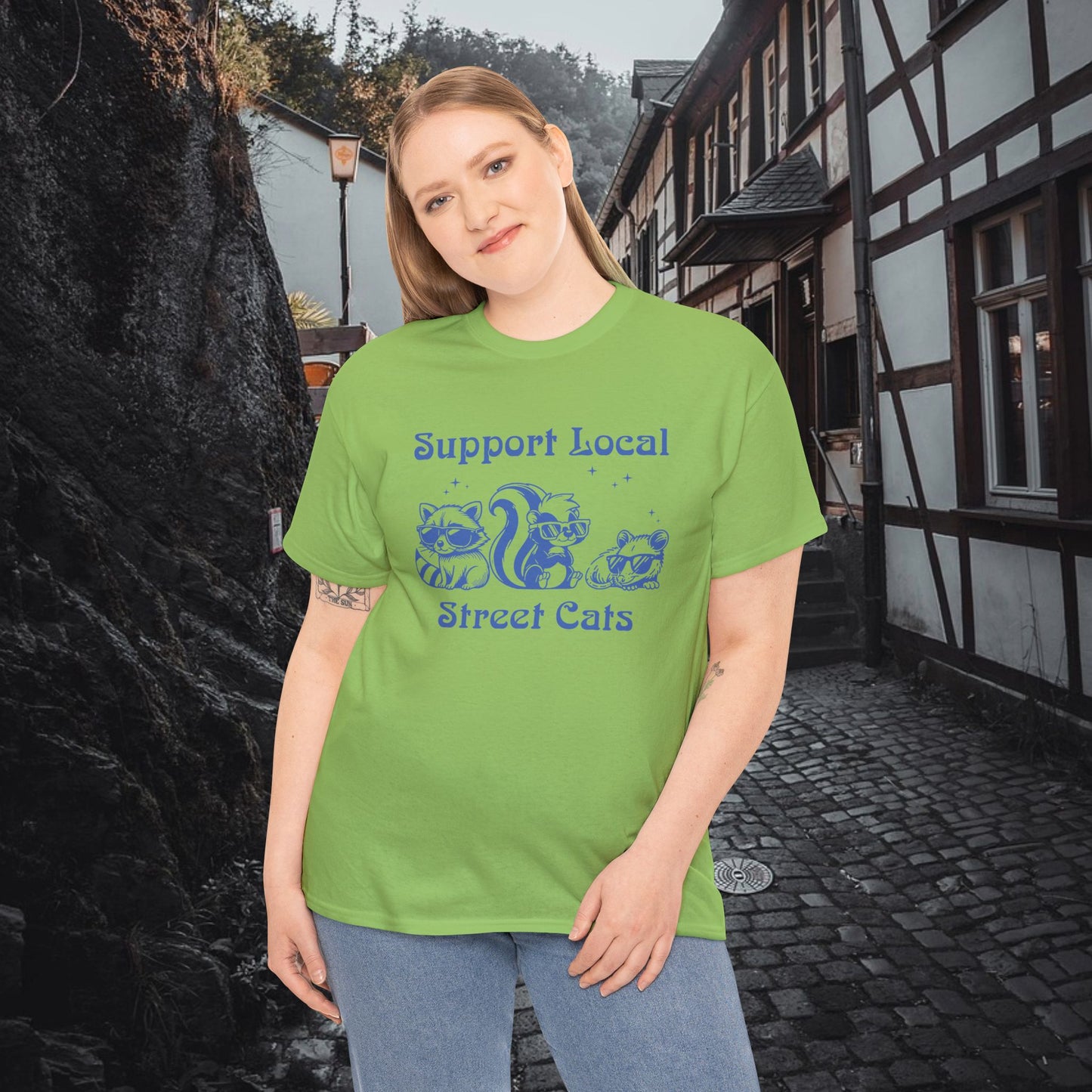 Support Local Street Cats Tee