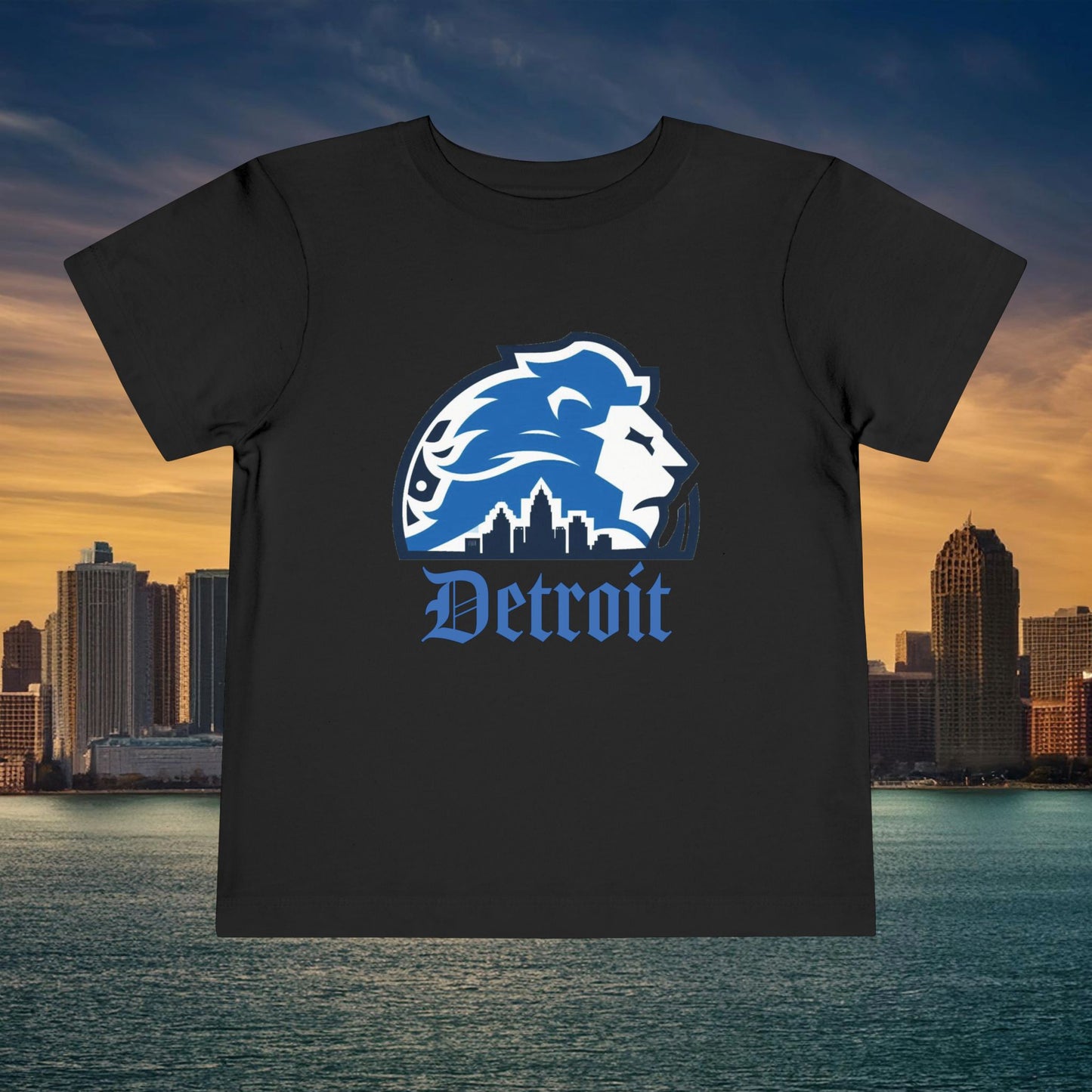 Detroit Football Skyline Toddler Tee