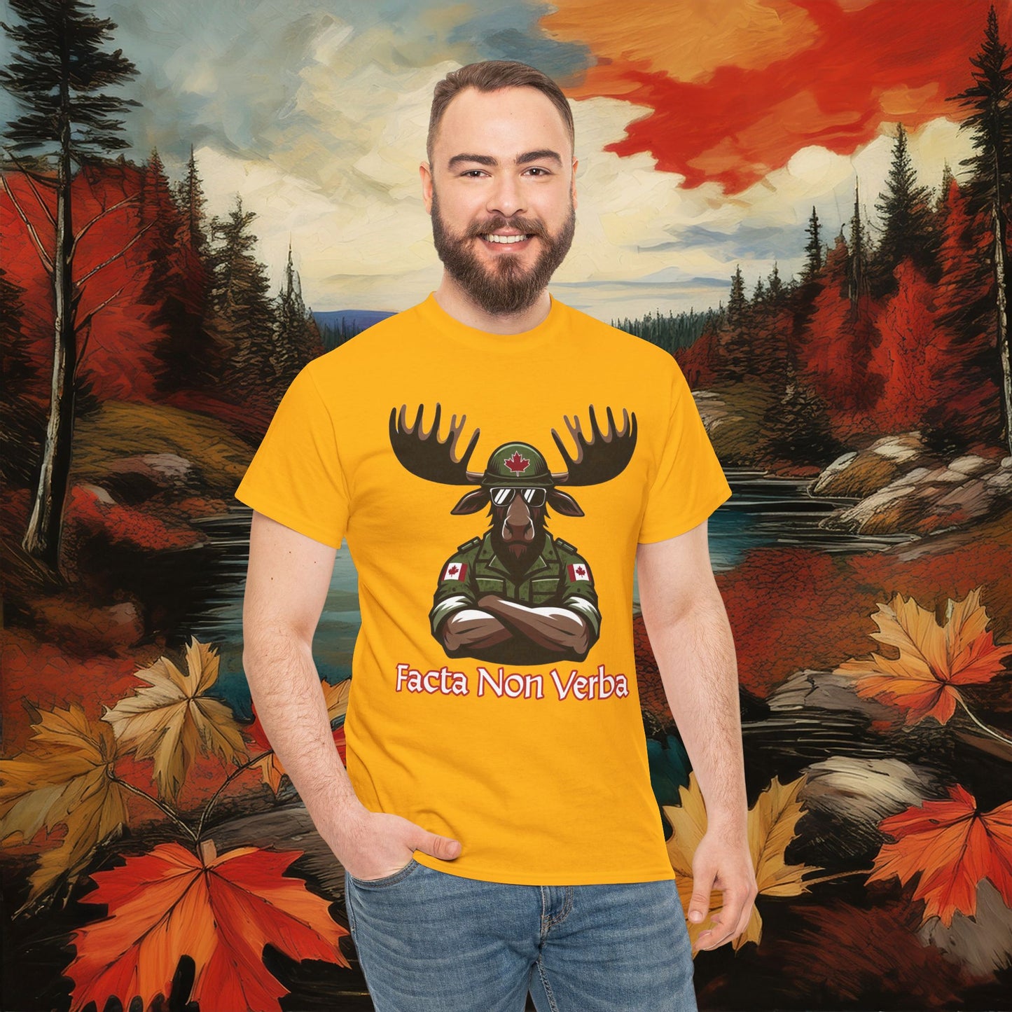 Canadian Moose "Facta Non Verba" Tee