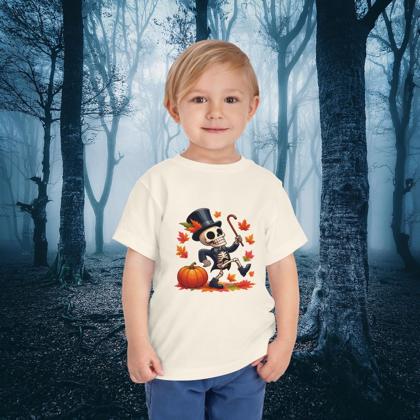 Snazzy Skeleton Toddler Tee