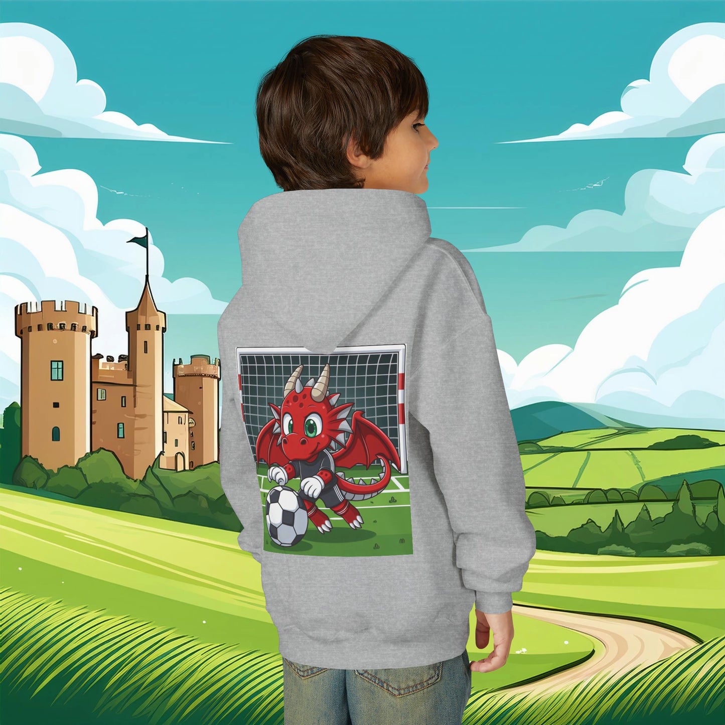 Wrexham Red Dragon Keeper Youth Hoodie