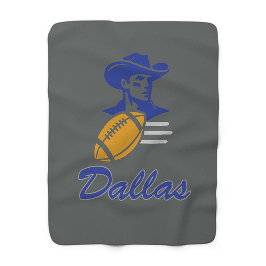 Dallas Football Sherpa Fleece Blanket