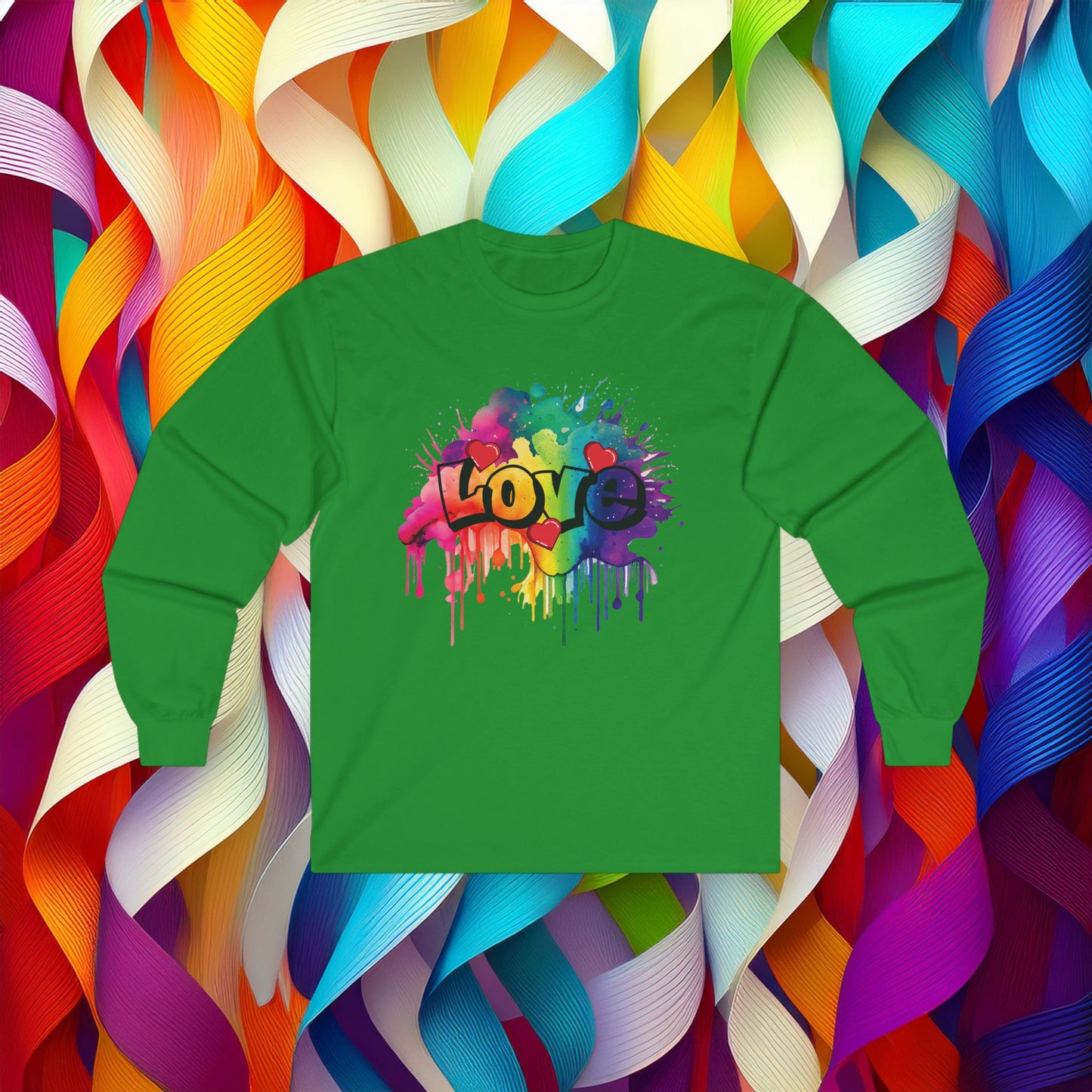 Love Color Bomb Long Sleeve Tee