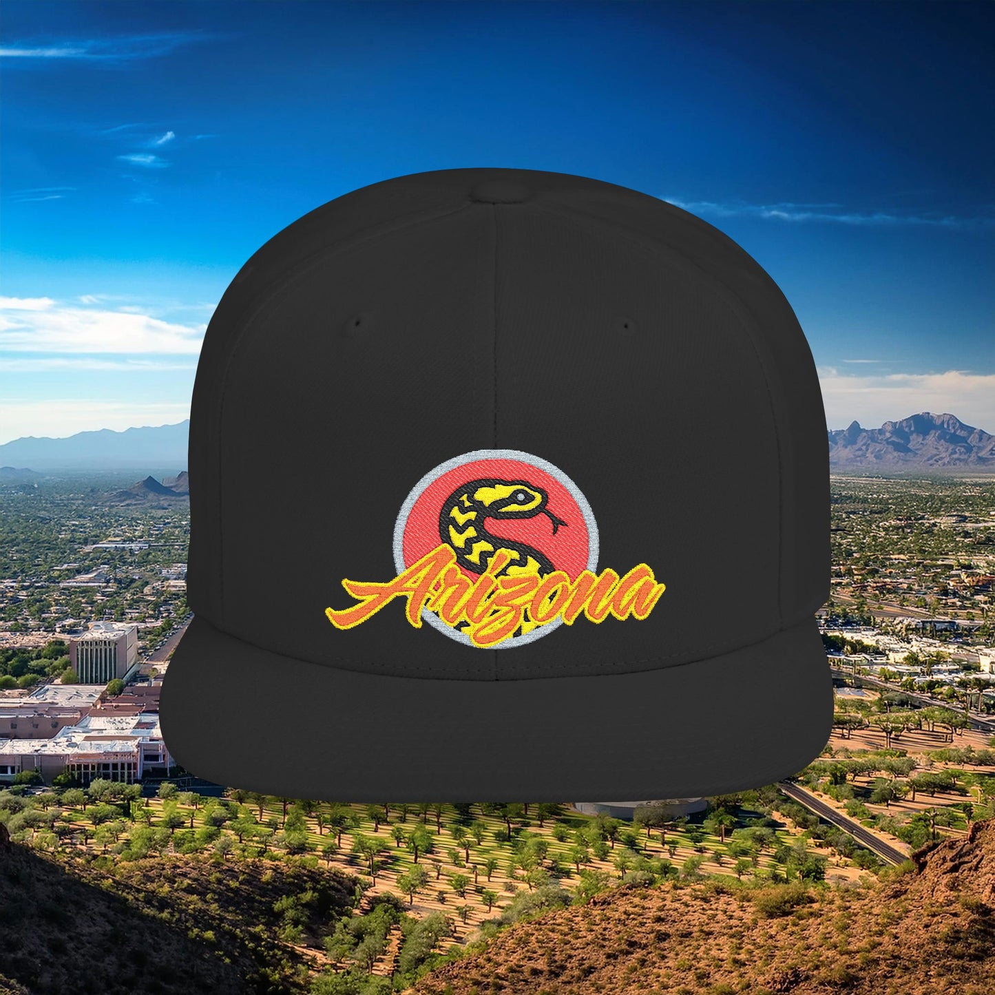 Arizona Baseball Flat Bill Snapback