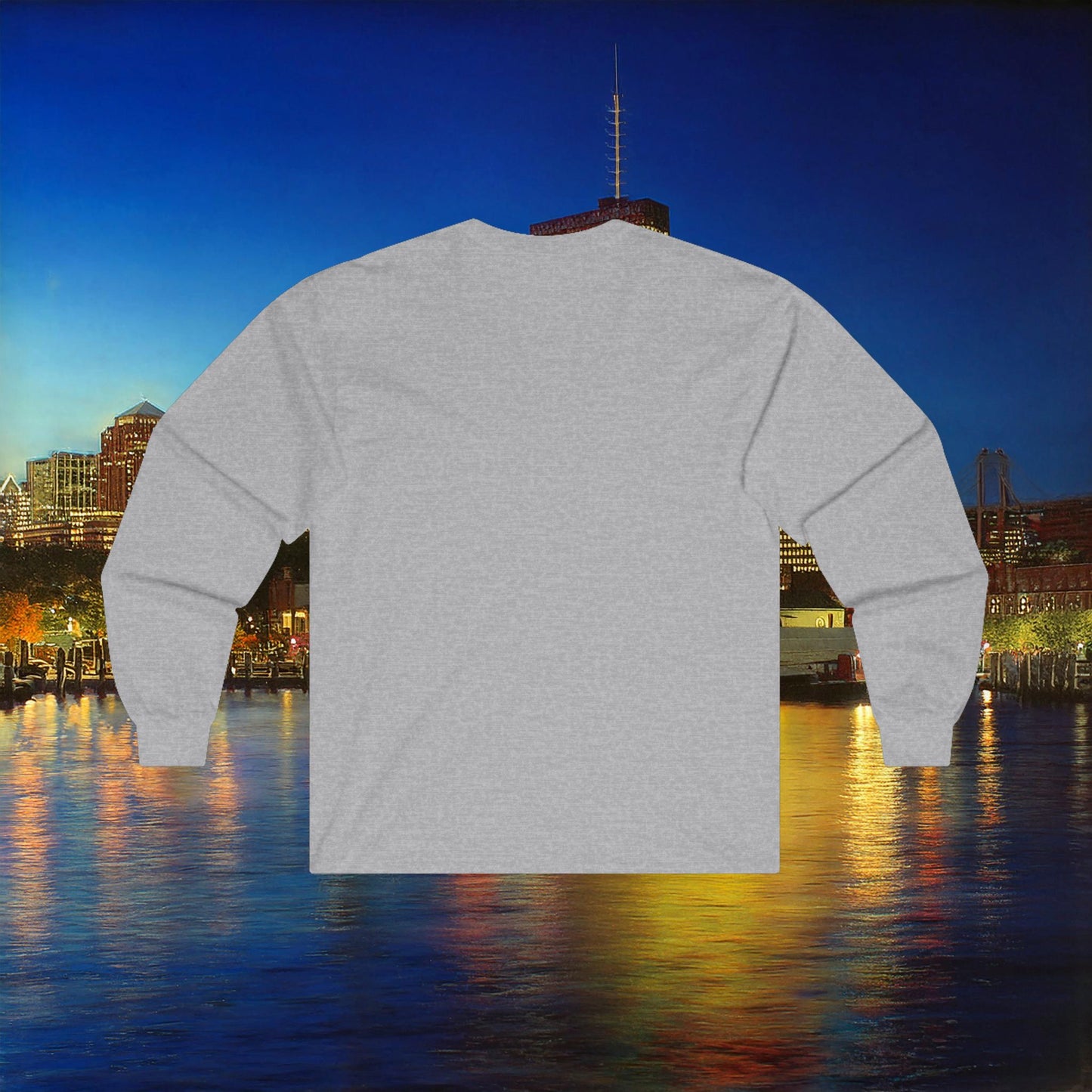 Boston Basketball Logo Long Sleeve Tee