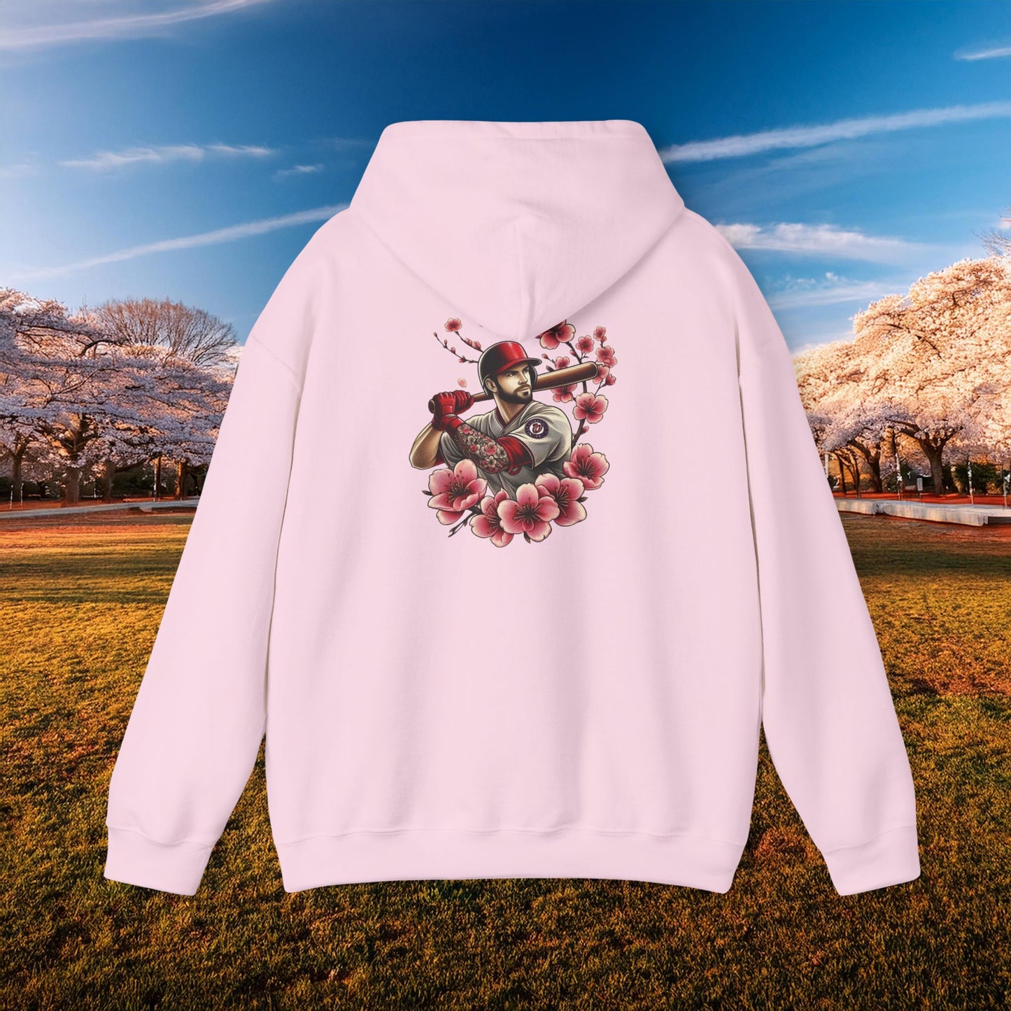 Washington Baseball Cherry Blossom Hoodie