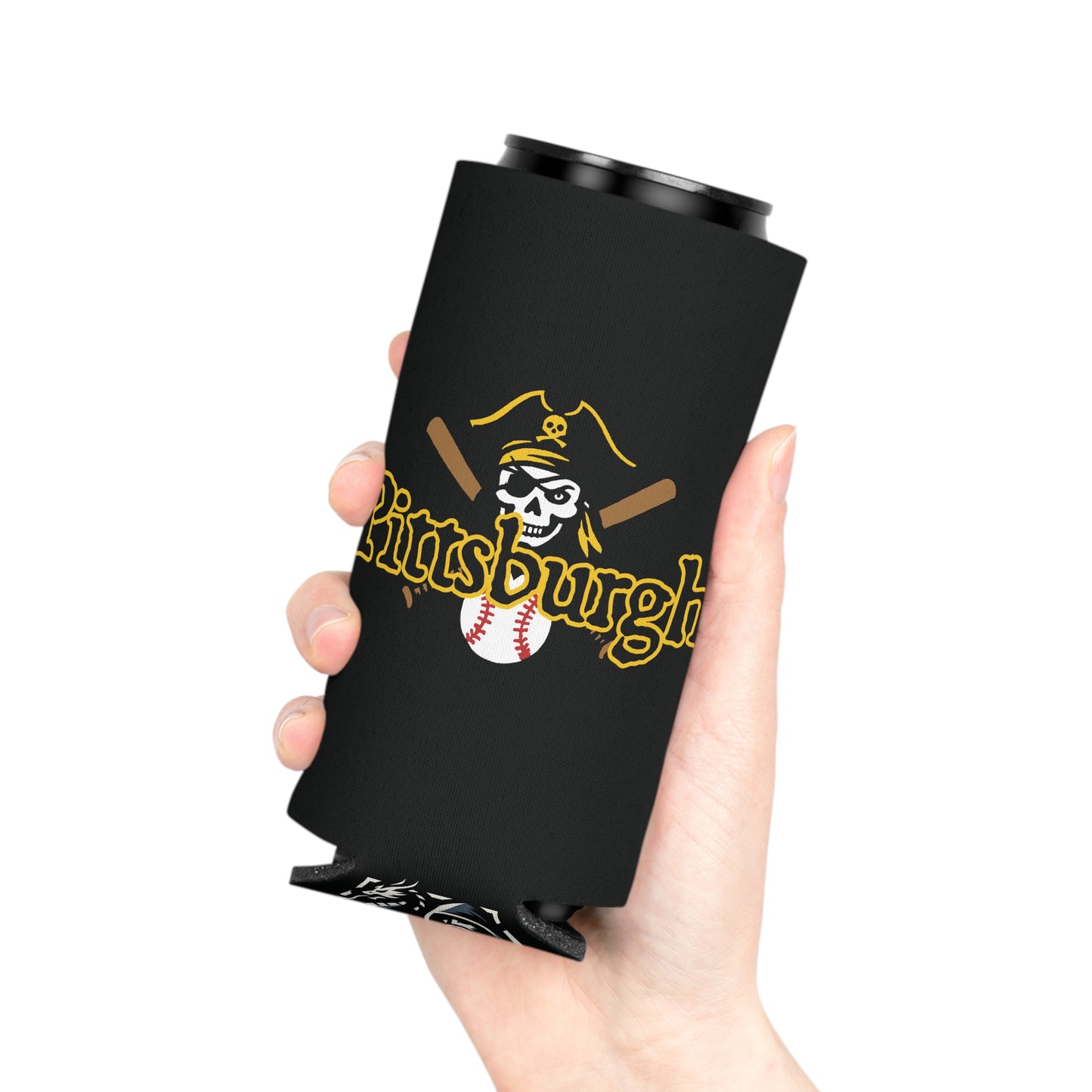 Pittsburgh Baseball Logo Can Cooler
