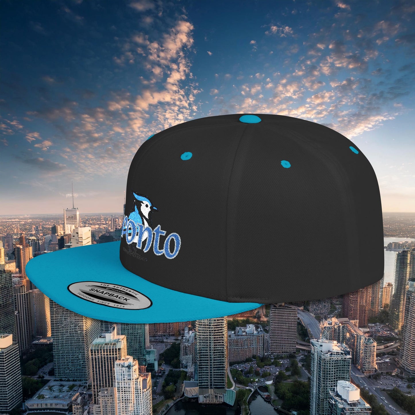 Toronto Jays Flat Bill Snapback