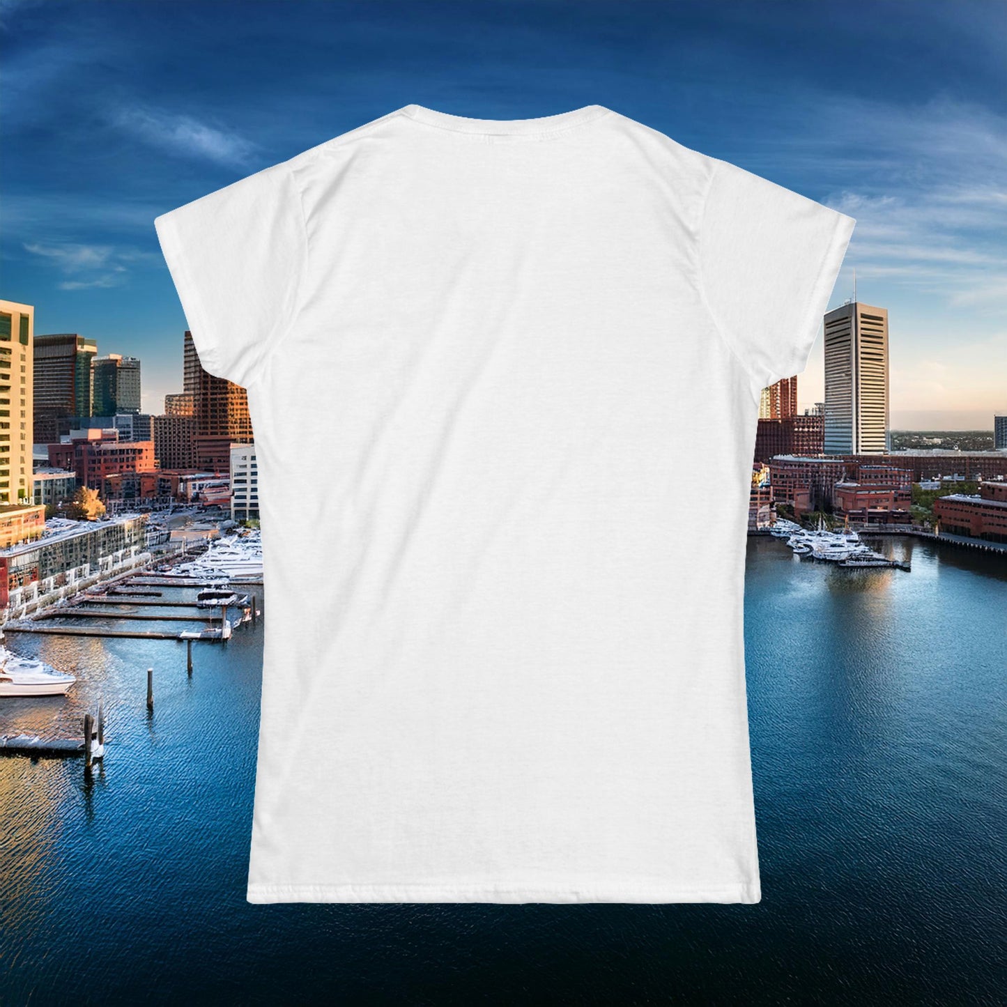 Baltimore Little Football Player Women's Softstyle Tee