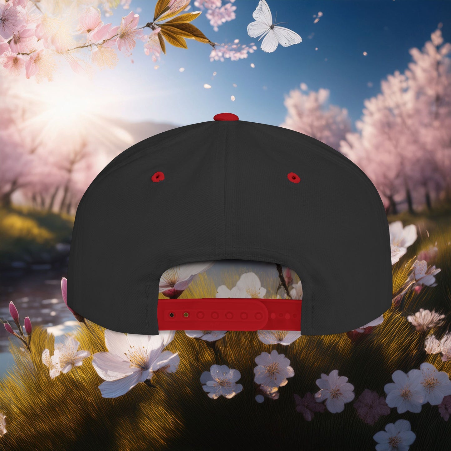 Rainbow Kiss Flat Bill Snapback