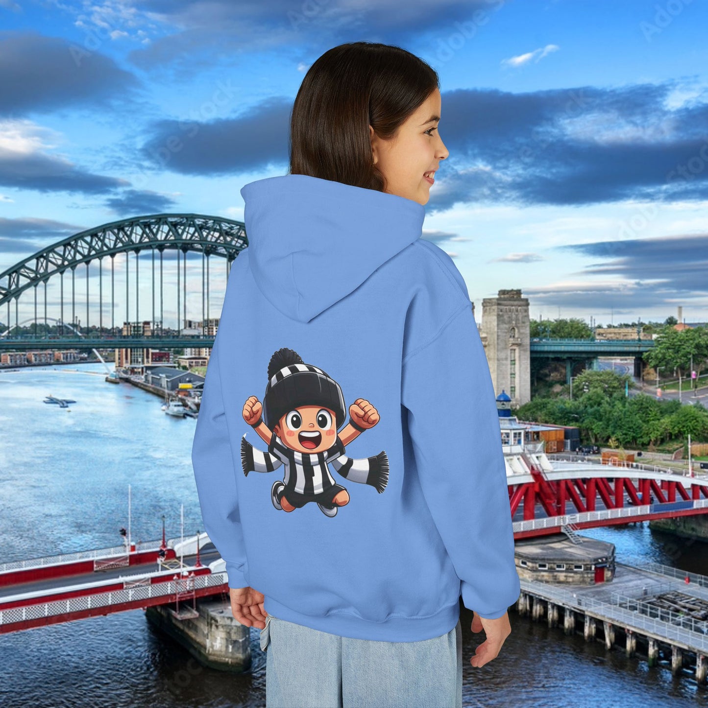 Newcastle United Mini Toon Supporter Youth Hoodie