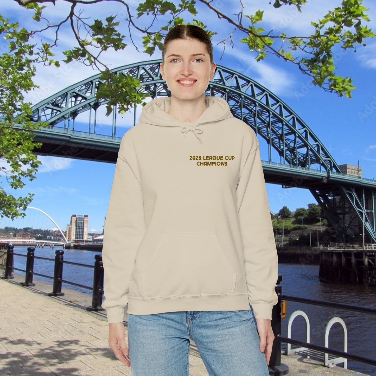 Newcastle Cup Champions Crest Hoodie