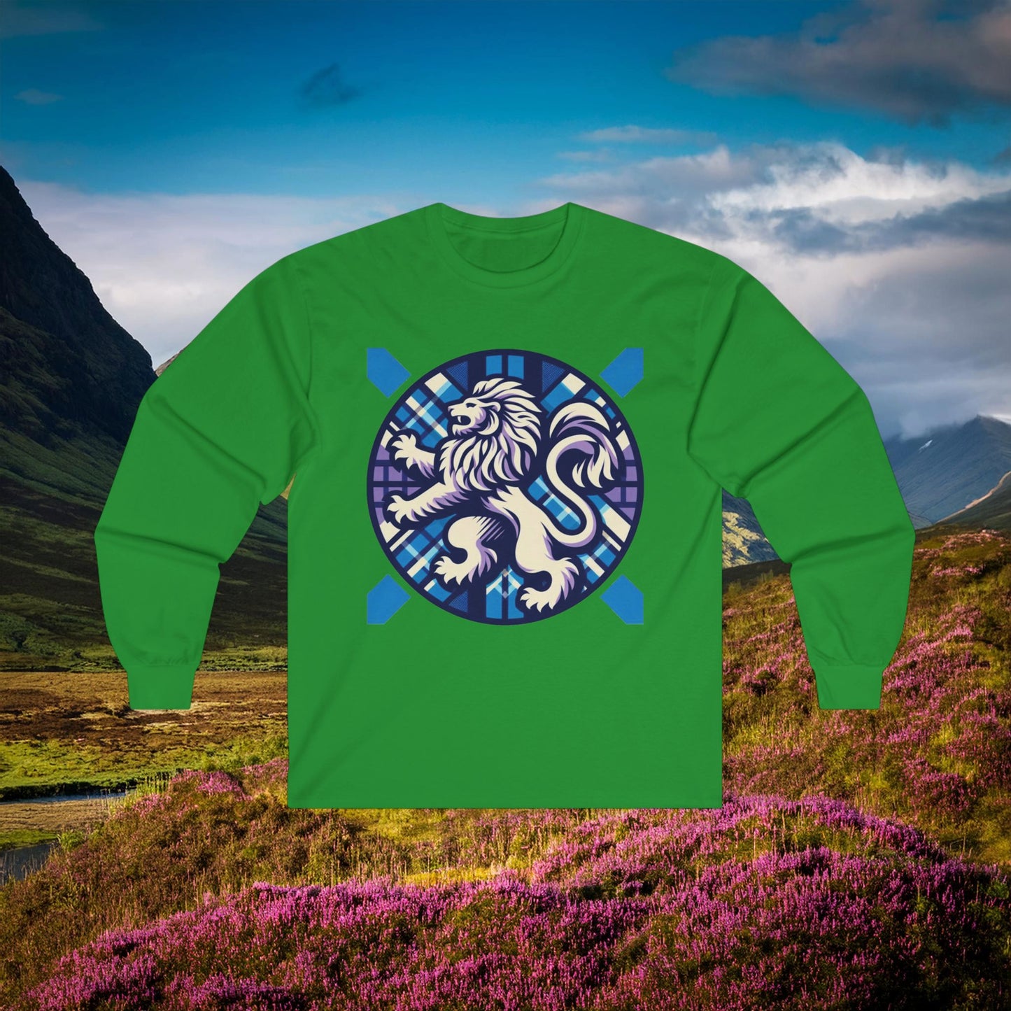 Scotland Rampant Lion Long Sleeve Tee