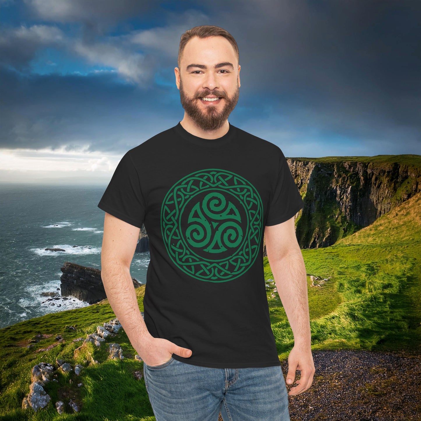 Celtic Knotwork Spiral Tee