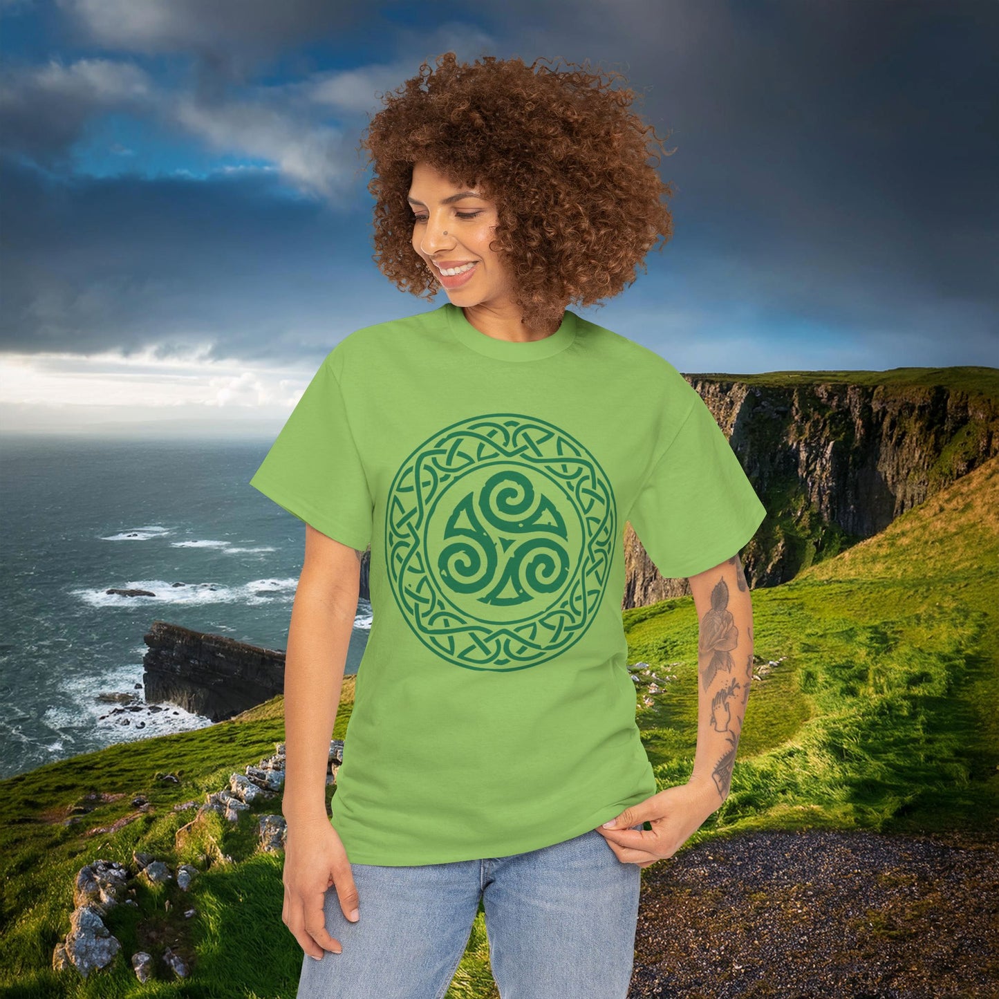 Celtic Knotwork Spiral Tee