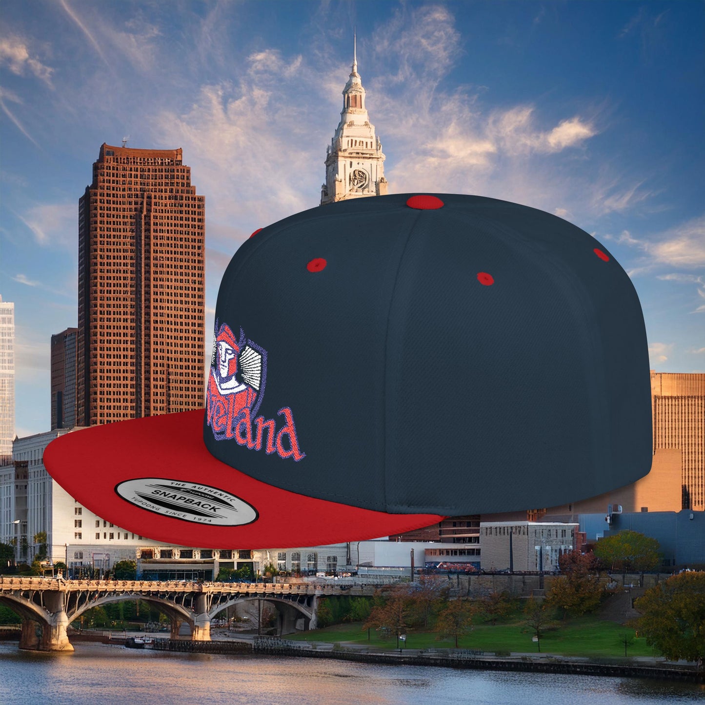 Cleveland Baseball Flat Bill Snapback