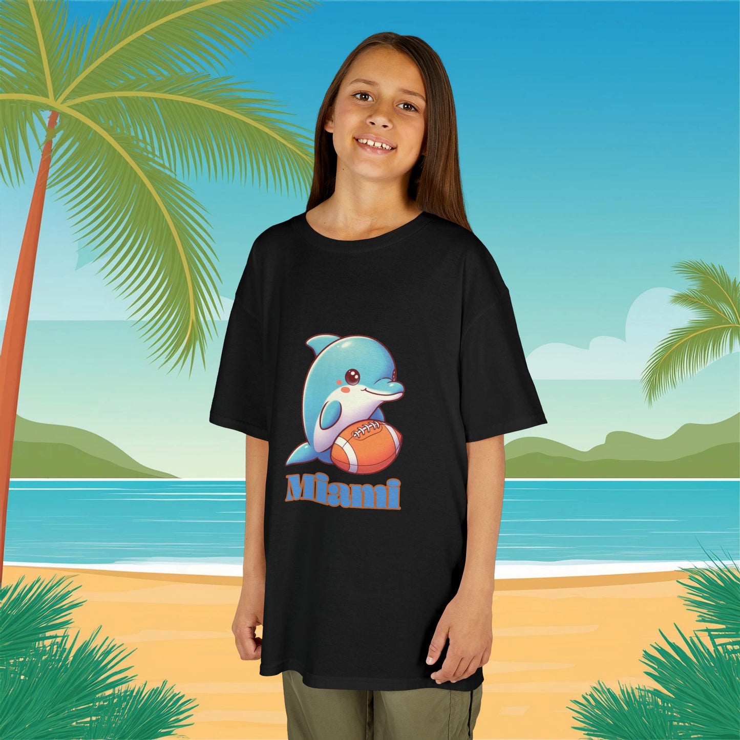 Miami Baby Dolphin Kids Tee