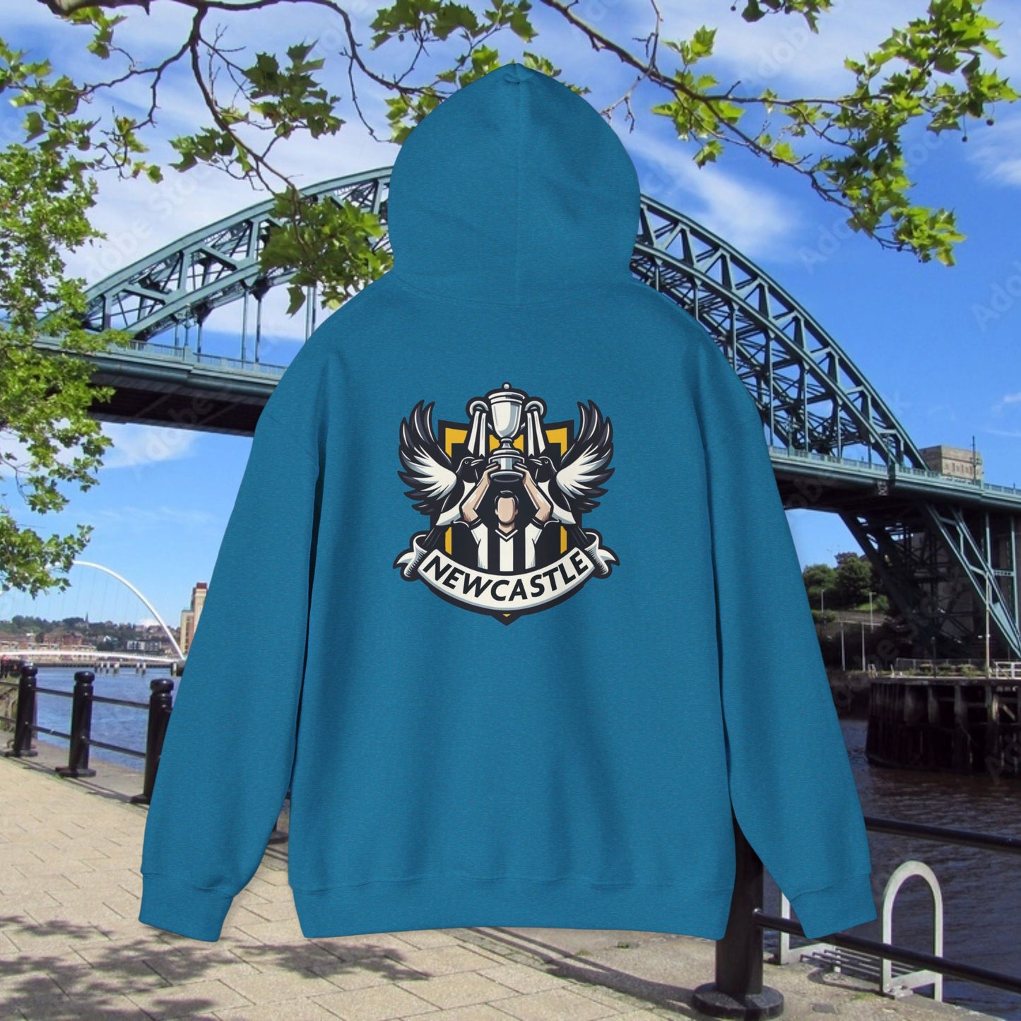 Newcastle Cup Champions Crest Hoodie