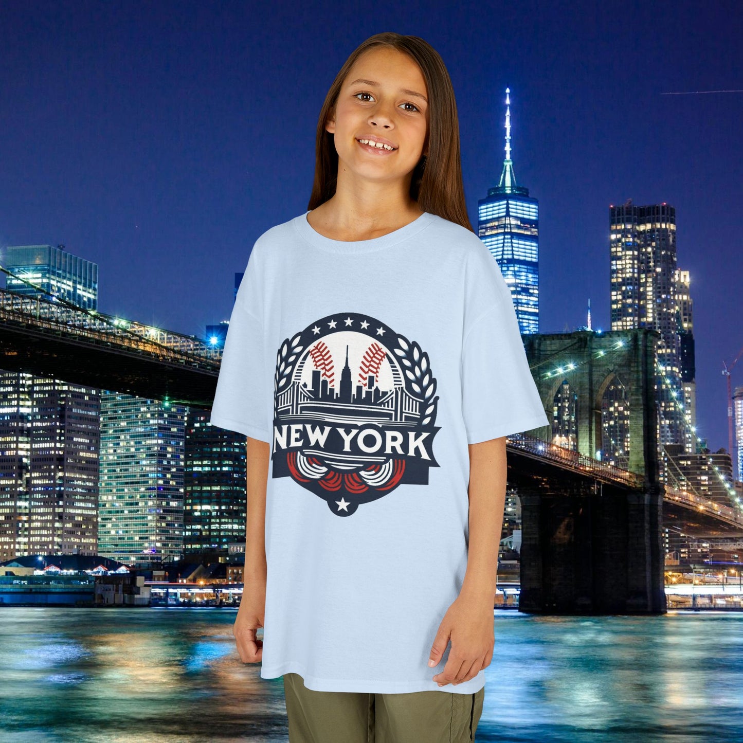 New York Bronx Baseball Kids Tee