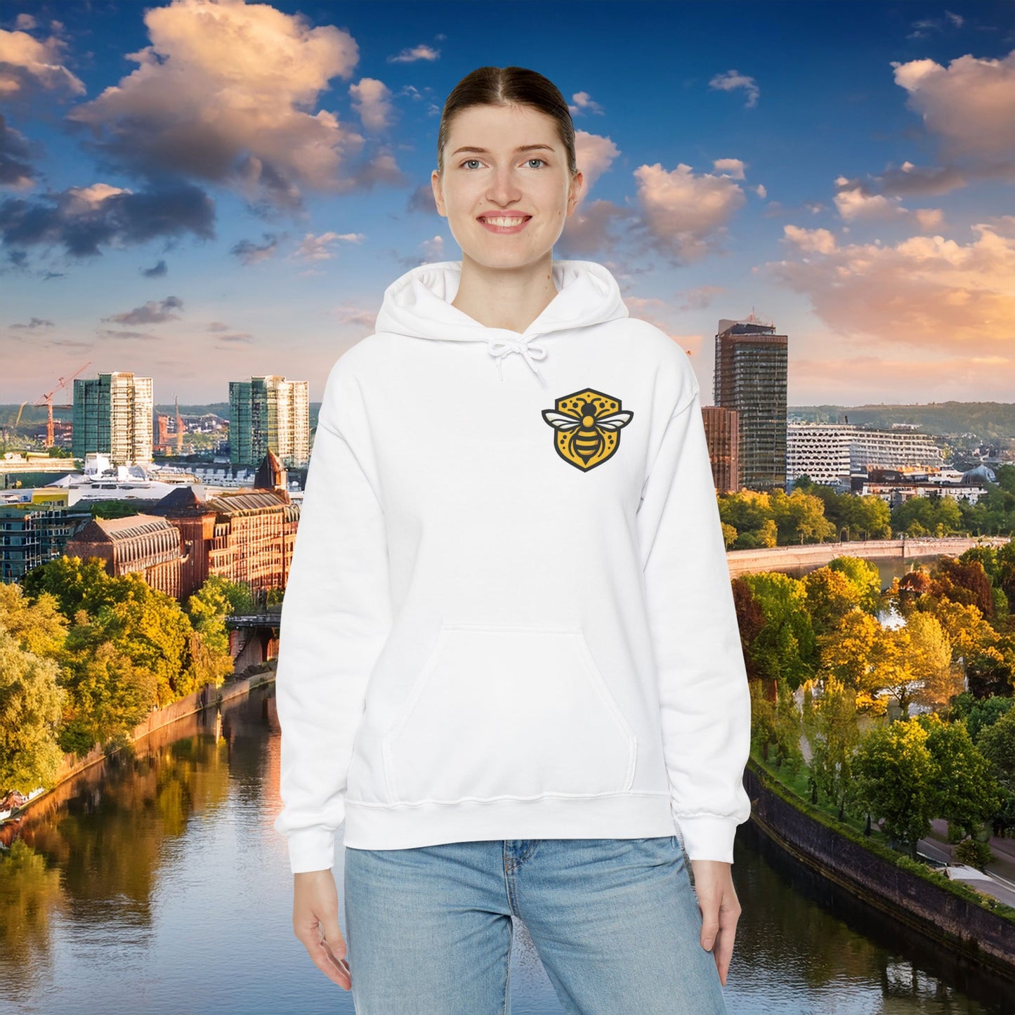 Dortmund Honeycomb Graffiti Hoodie