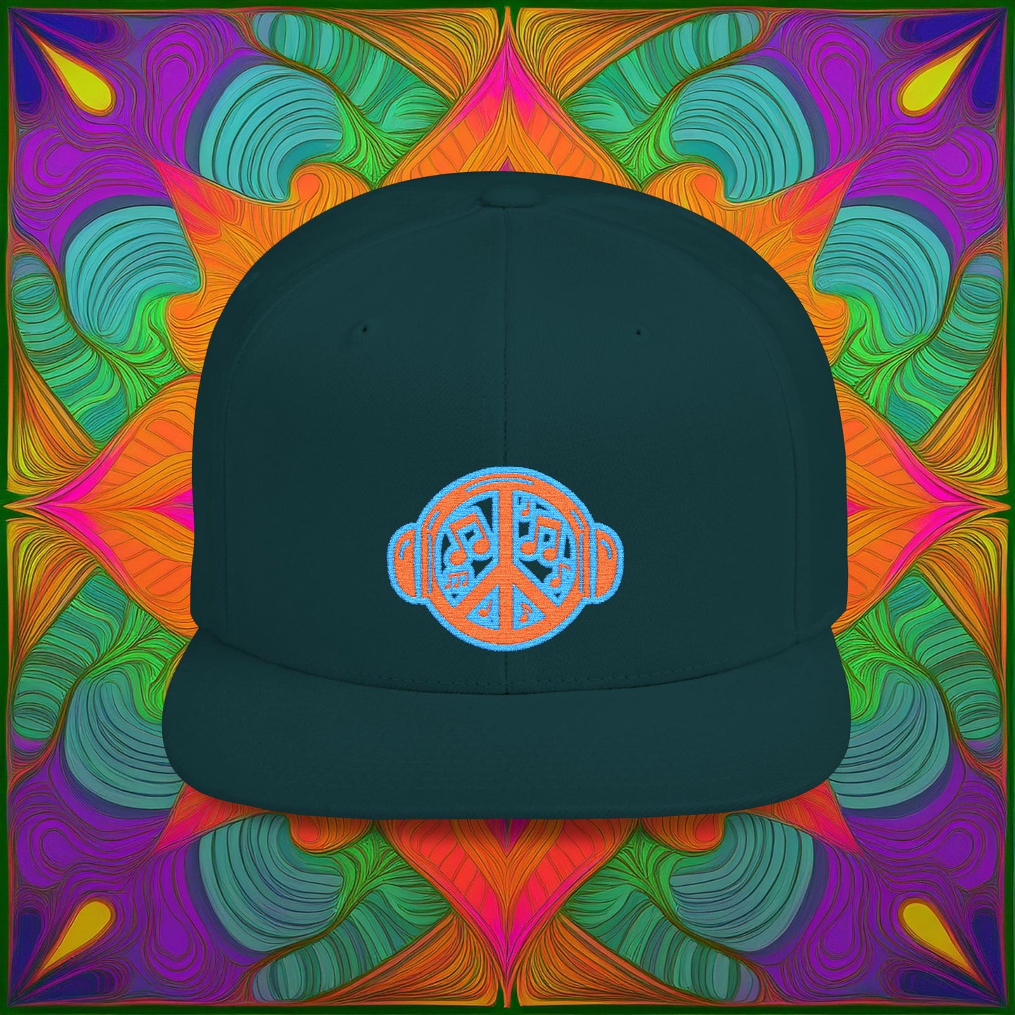 Beats Peace Logo Flat Bill Snapback