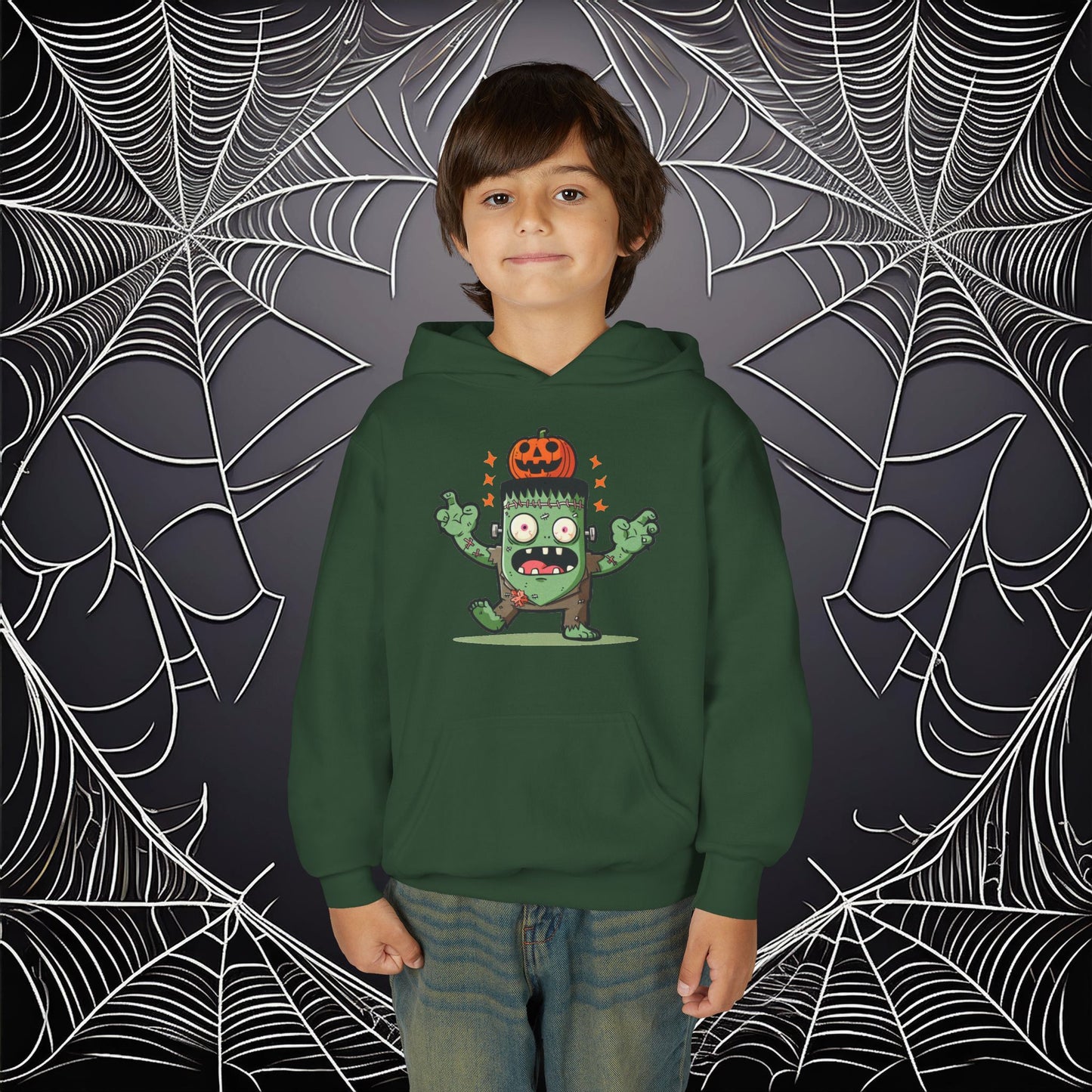 Little Frankenstein's Monster Youth Hoodie