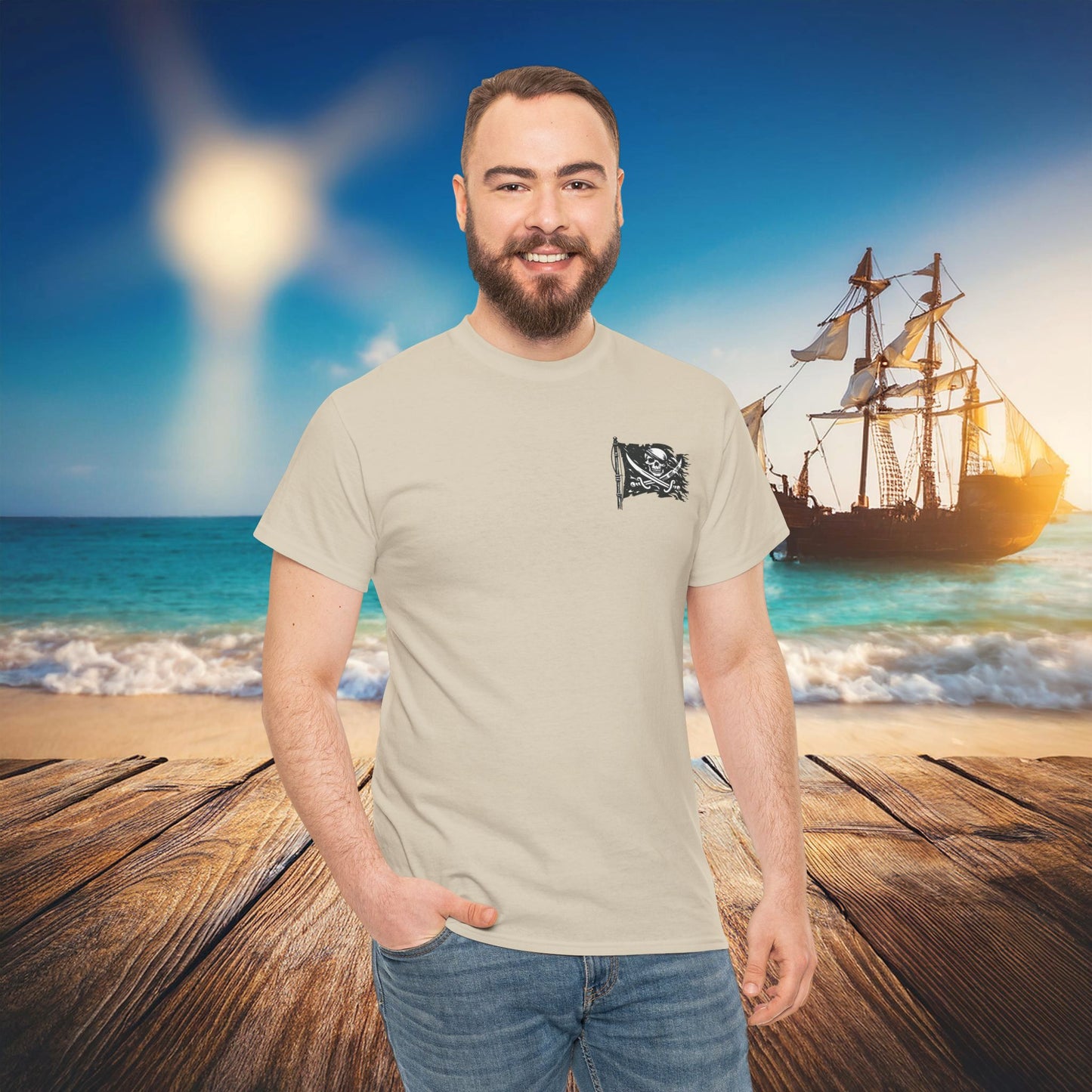 Pirate "Beatings Will Continue" Tee