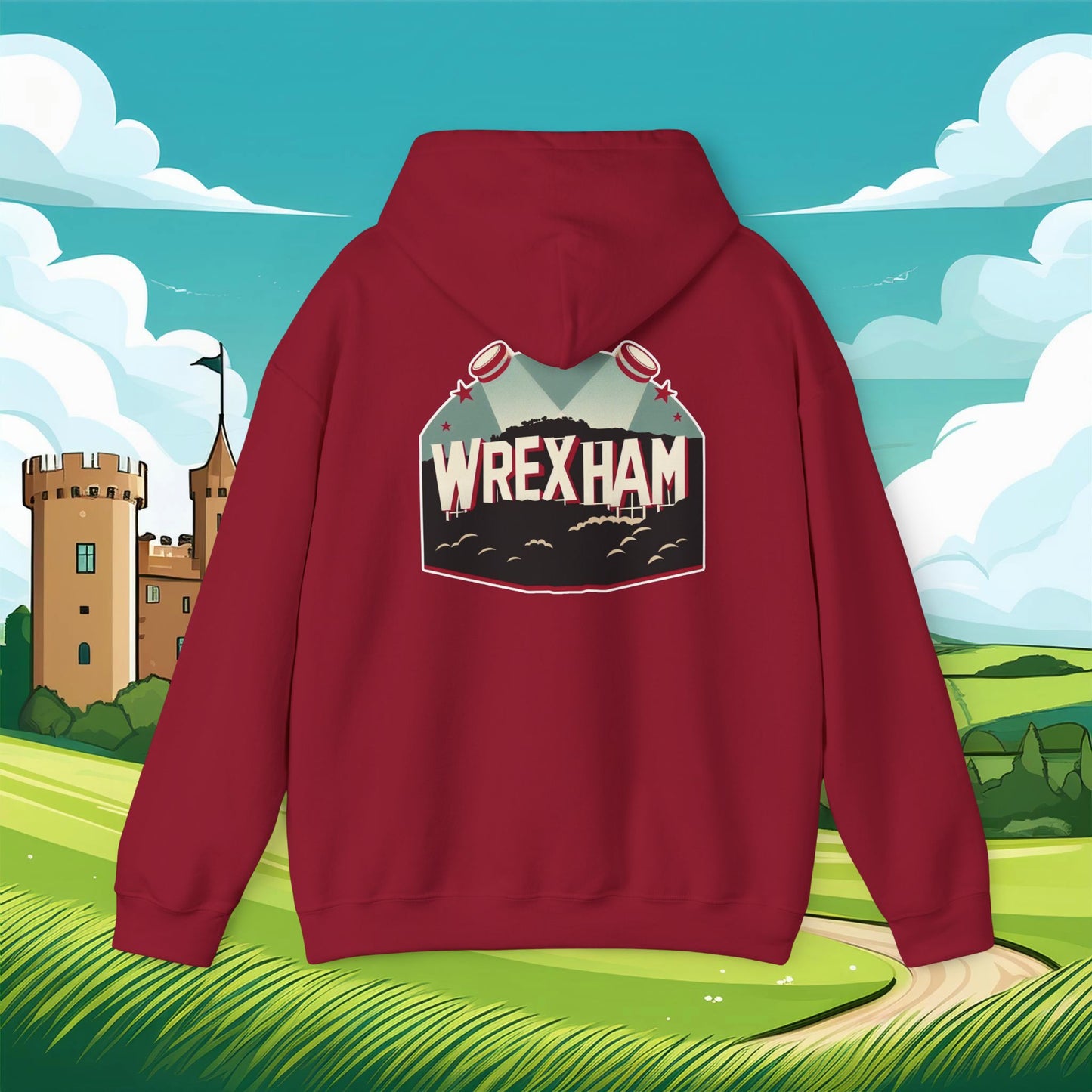 Wrexham Hollywood Sign Hoodie