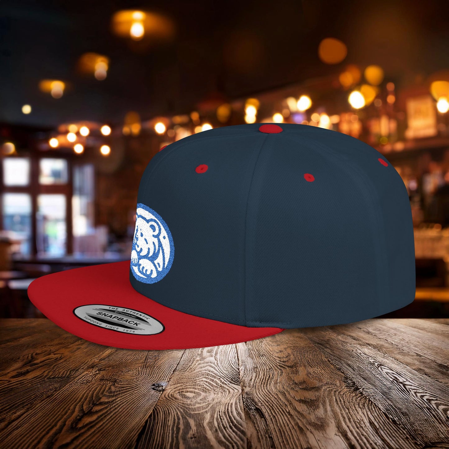 Bear Cub Flat Bill Snapback