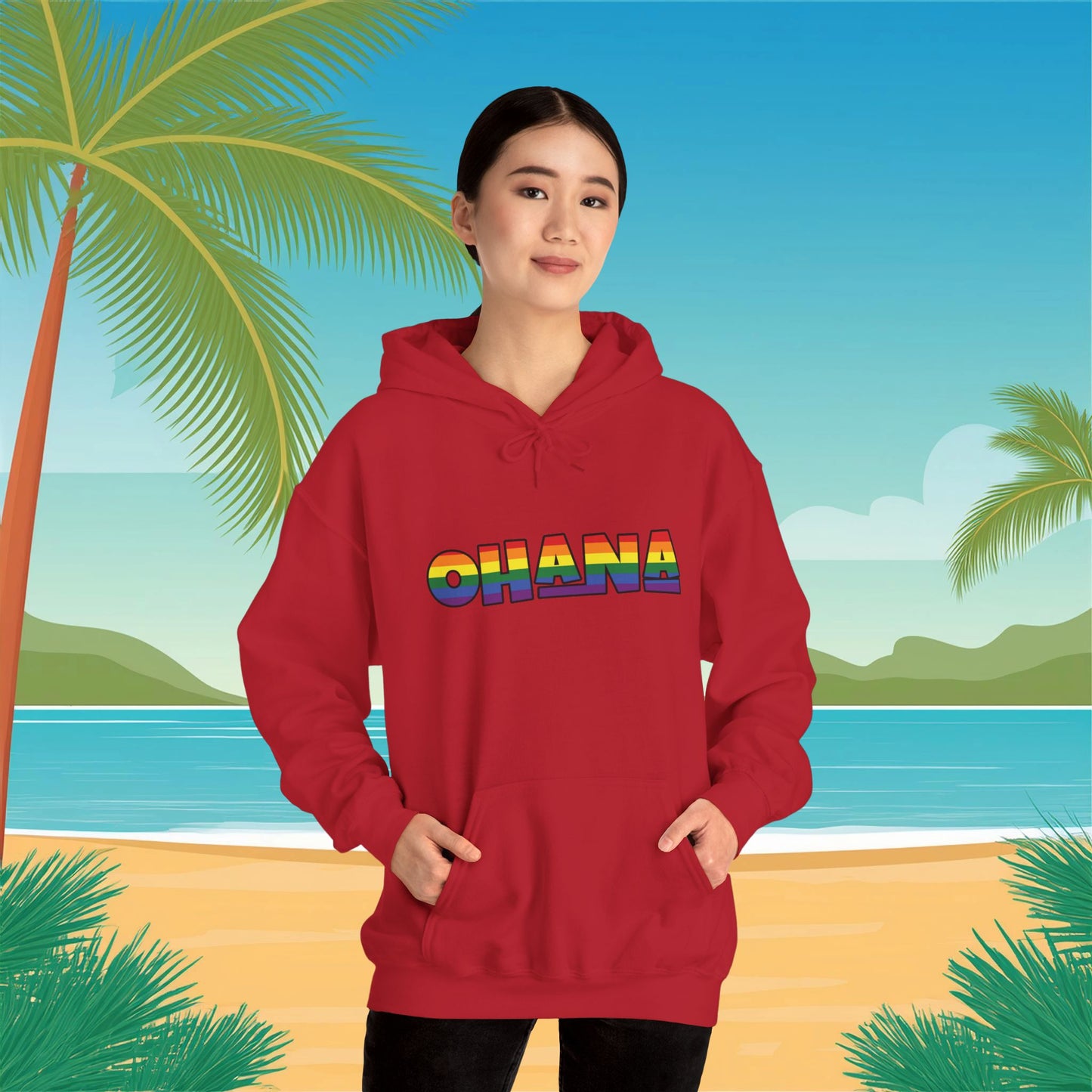 Rainbow Ohana Hoodie