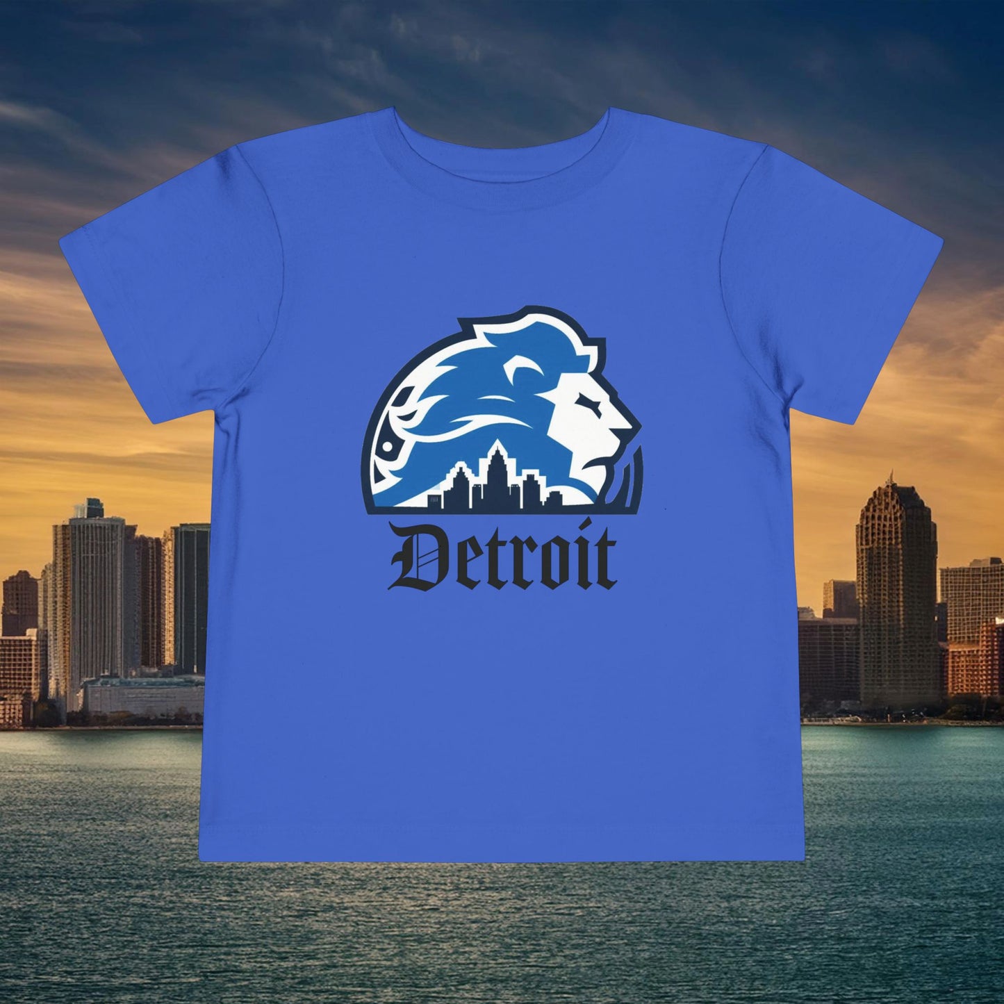 Detroit Football Skyline Toddler Tee