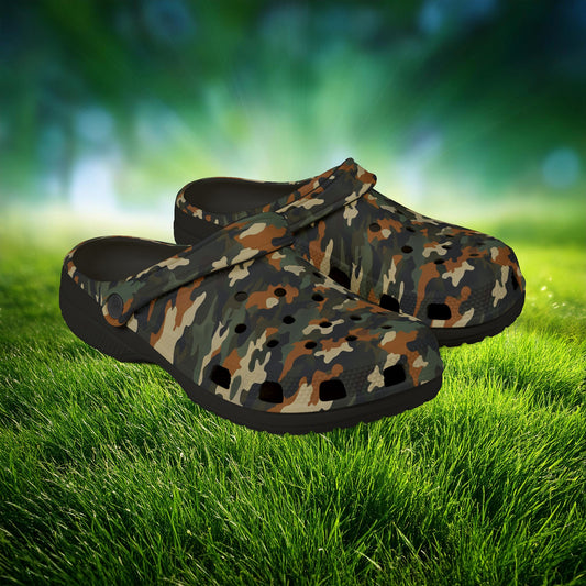 Camouflage Foam Clogs
