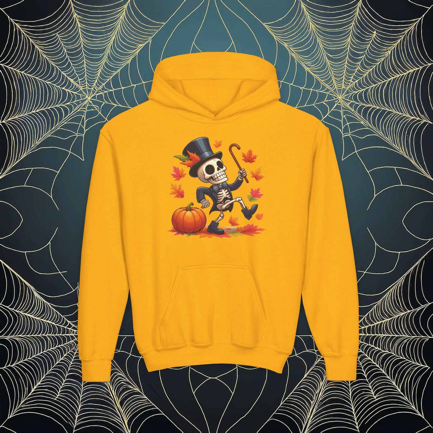Snazzy Skeleton Youth Hoodie
