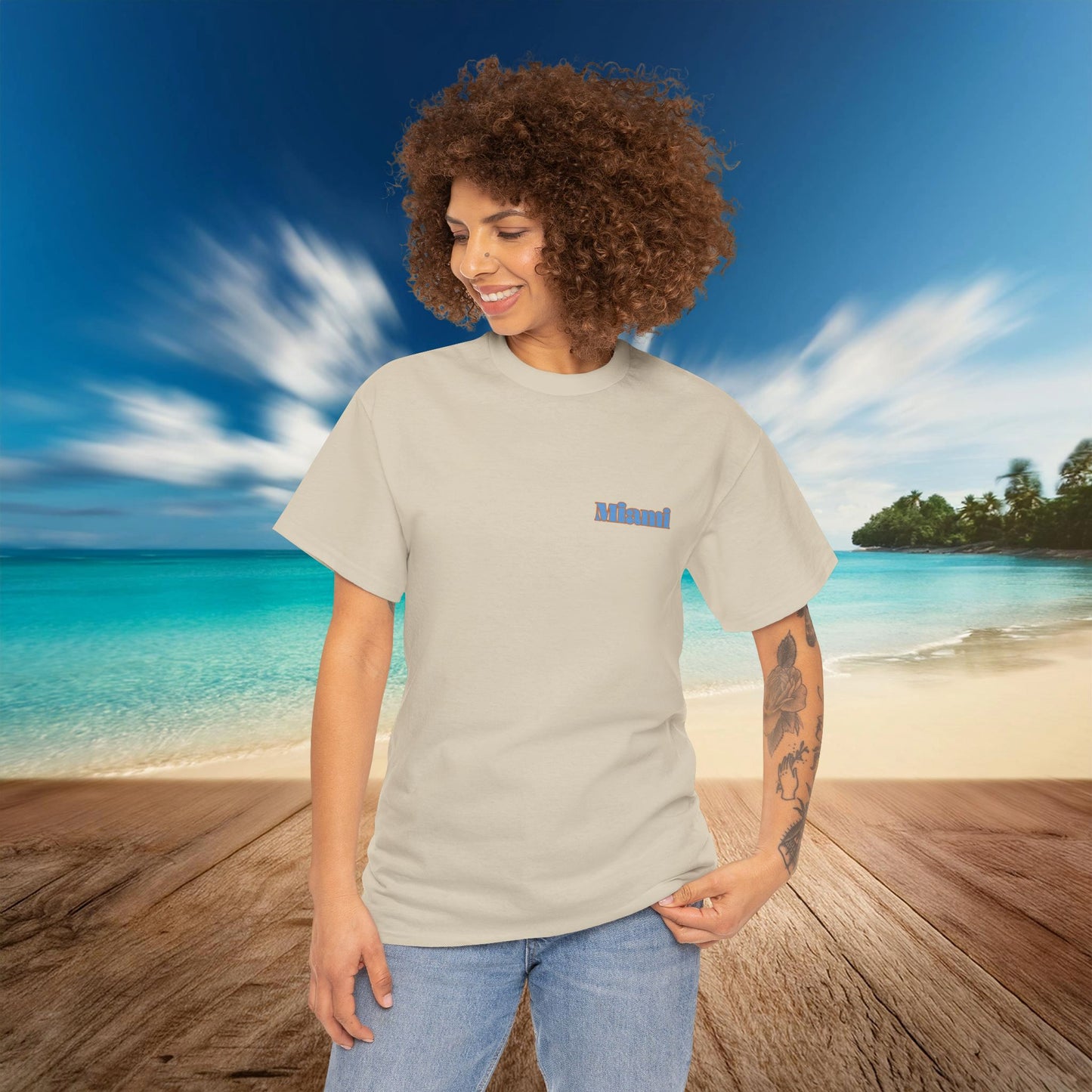 Miami Football Design Tee