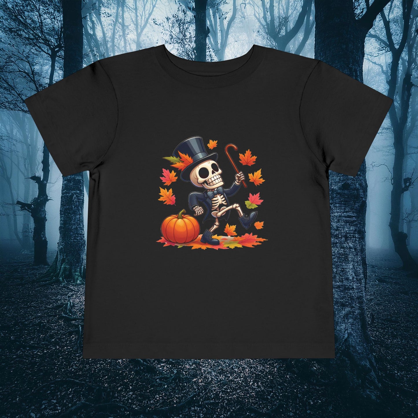 Snazzy Skeleton Toddler Tee