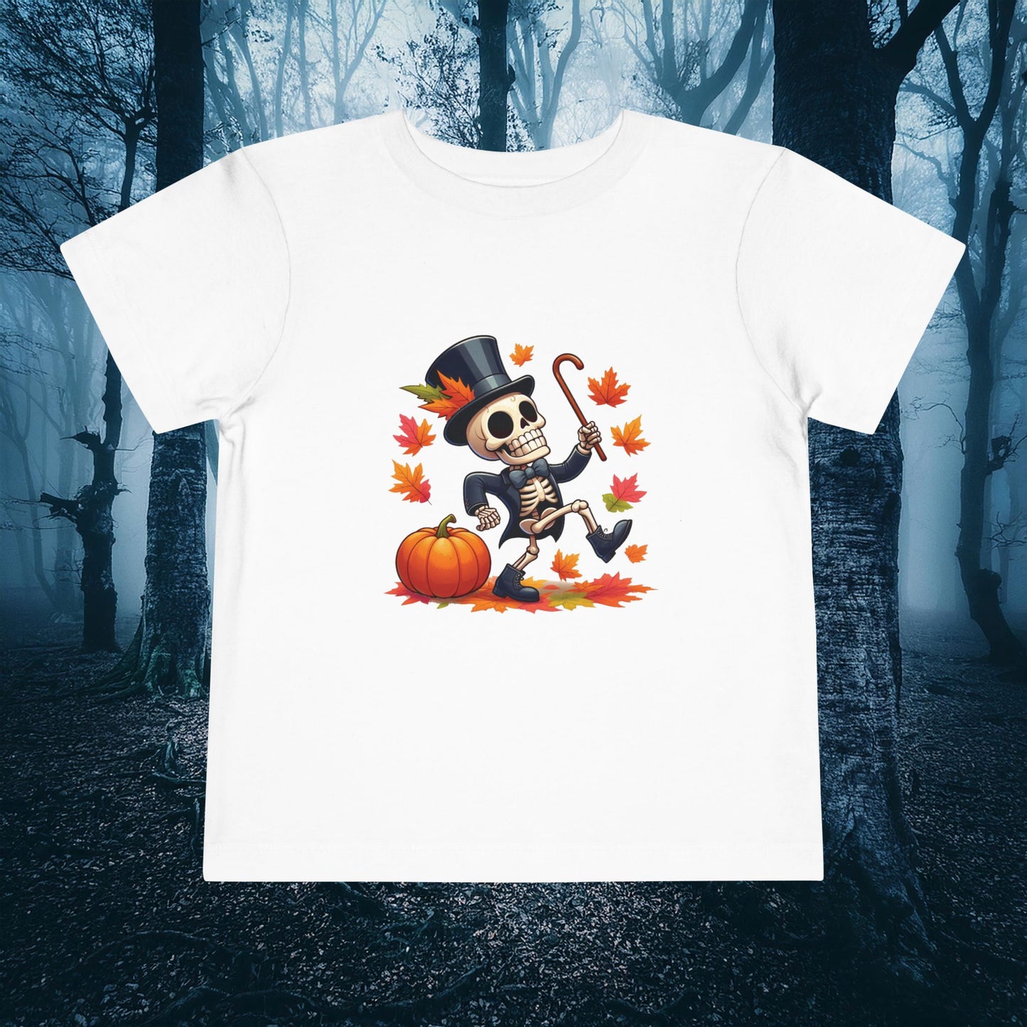 Snazzy Skeleton Toddler Tee