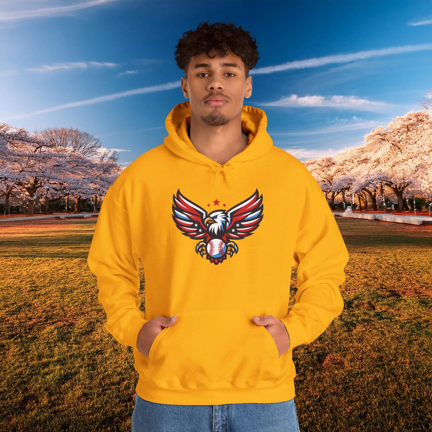 Washington Baseball Eagle Hoodie