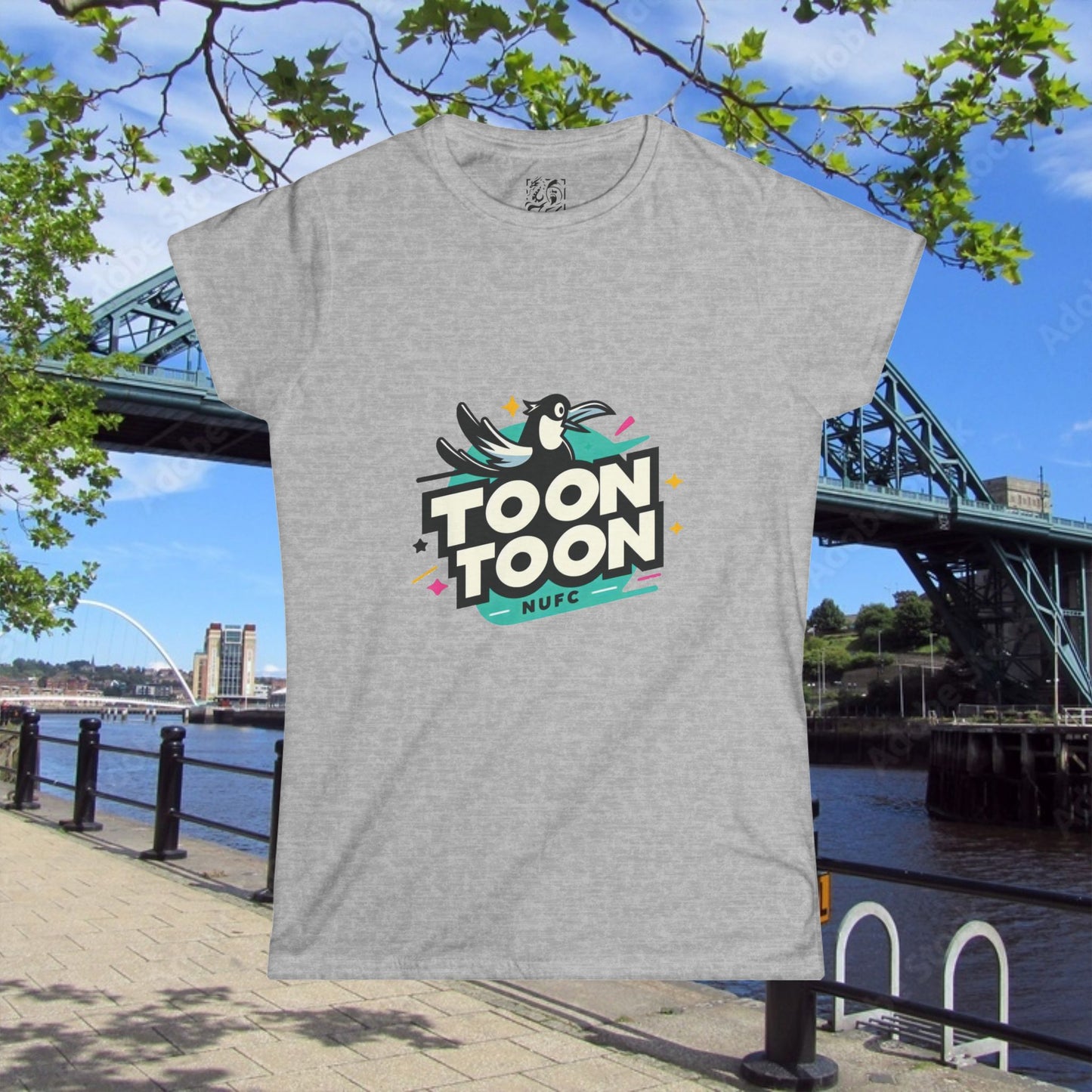 Newcastle United Toon Toon Women's Softstyle Tee