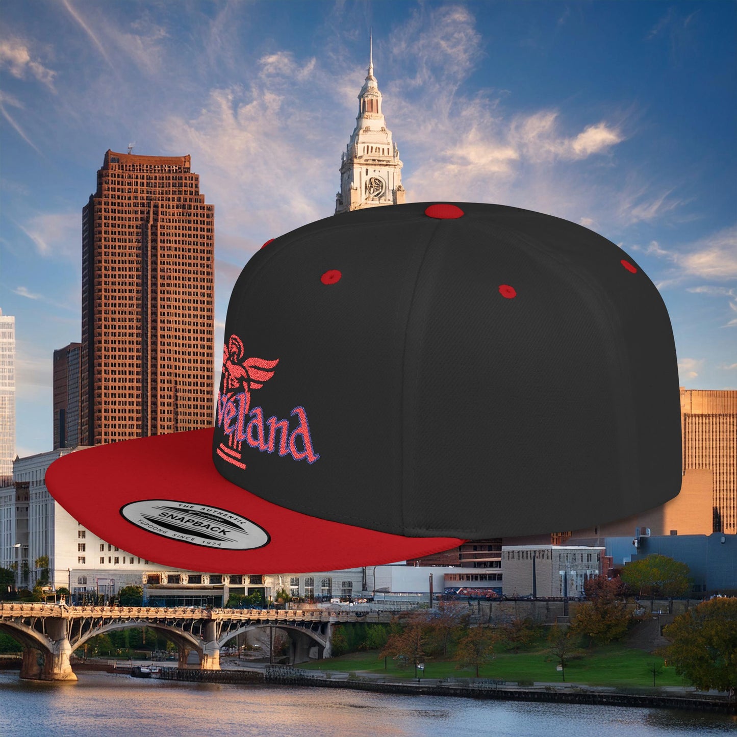 Cleveland Red Guardian Flat Bill Snapback