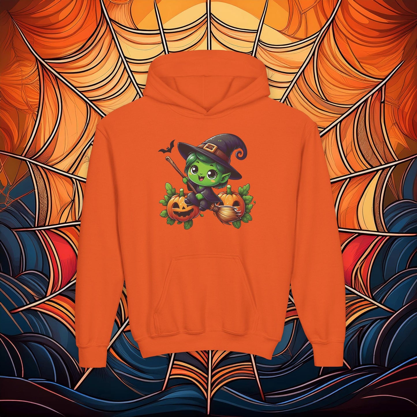 Cute Witch Youth Hoodie