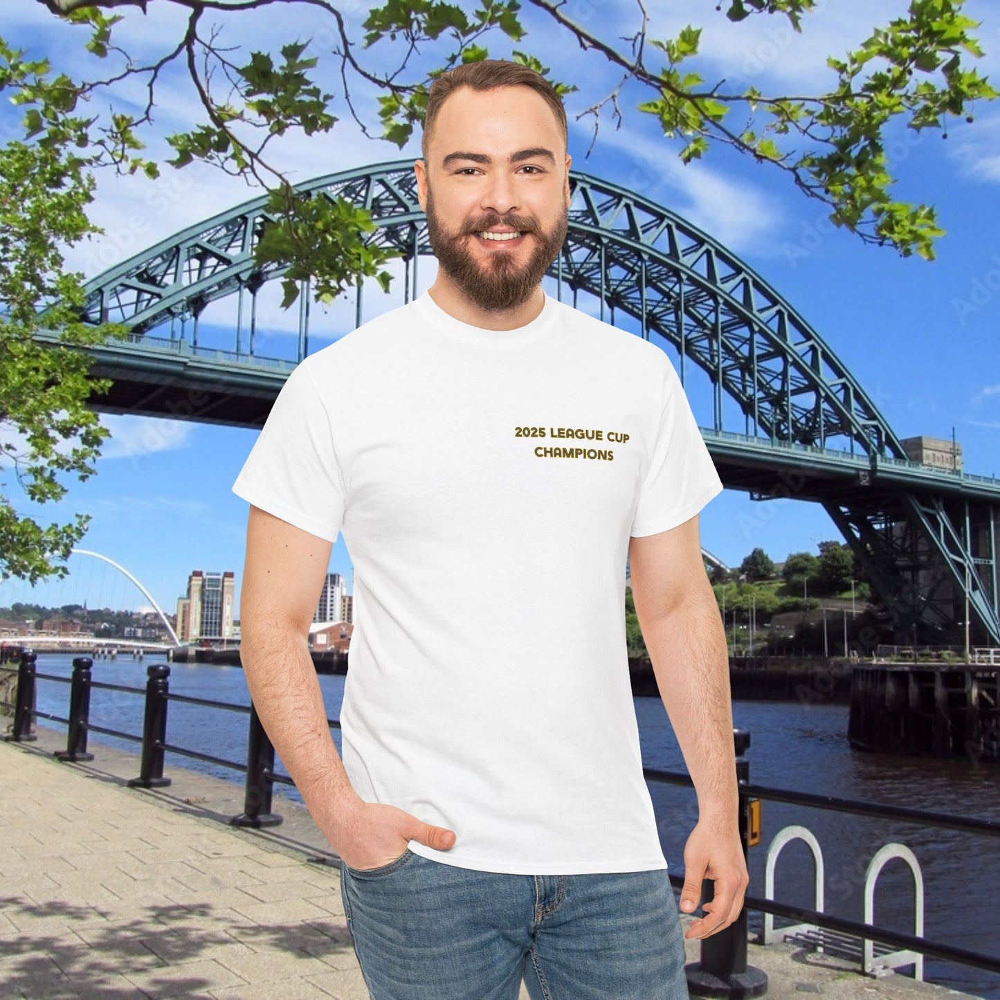 Newcastle Cup Champions Crest Tee