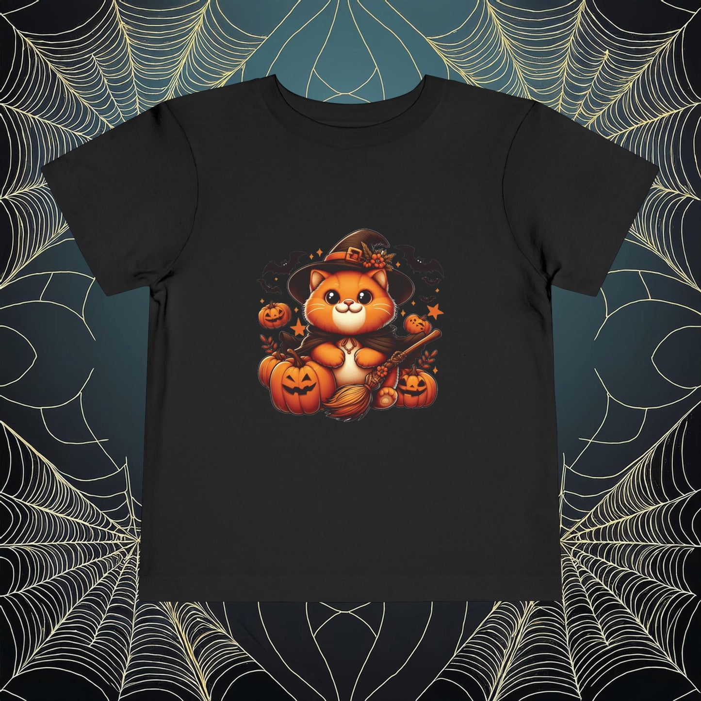 Halloween Cat Toddler Tee