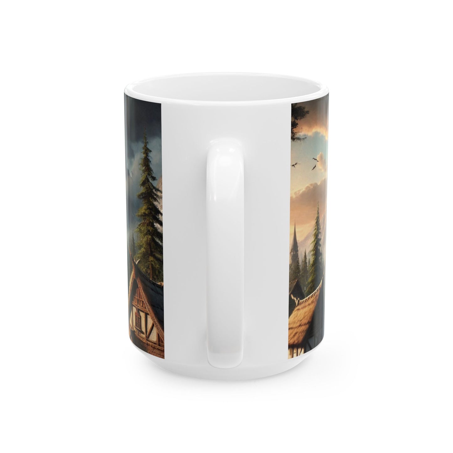 Mountain Village Mist Ceramic Mugs (11oz\15oz)