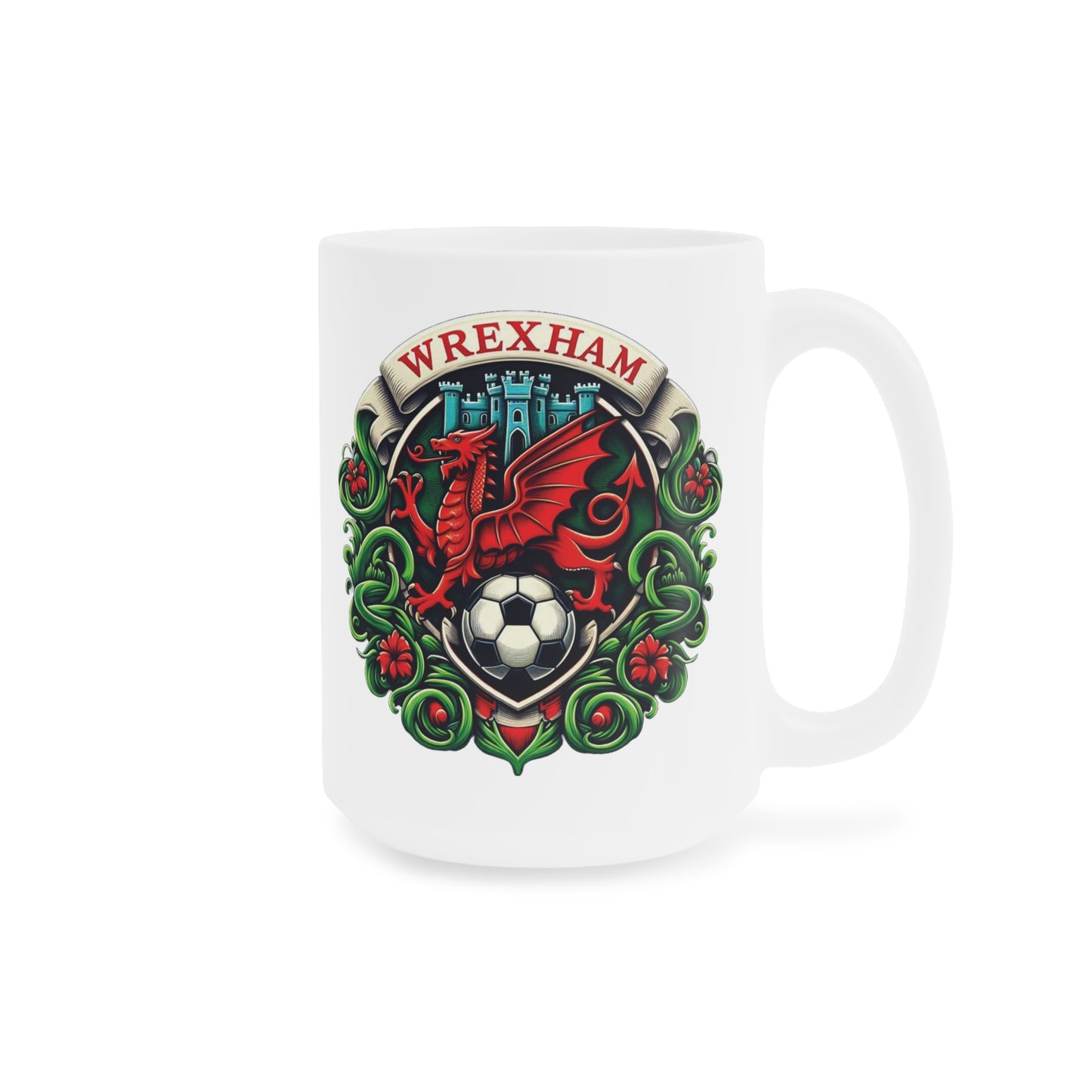 Wrexham Ceramic Mugs (11oz\15oz)