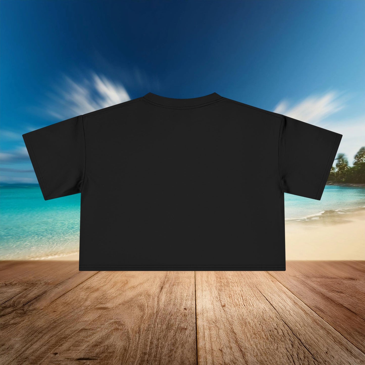 Sea Otter Soccer Logo Women's Crop Tee