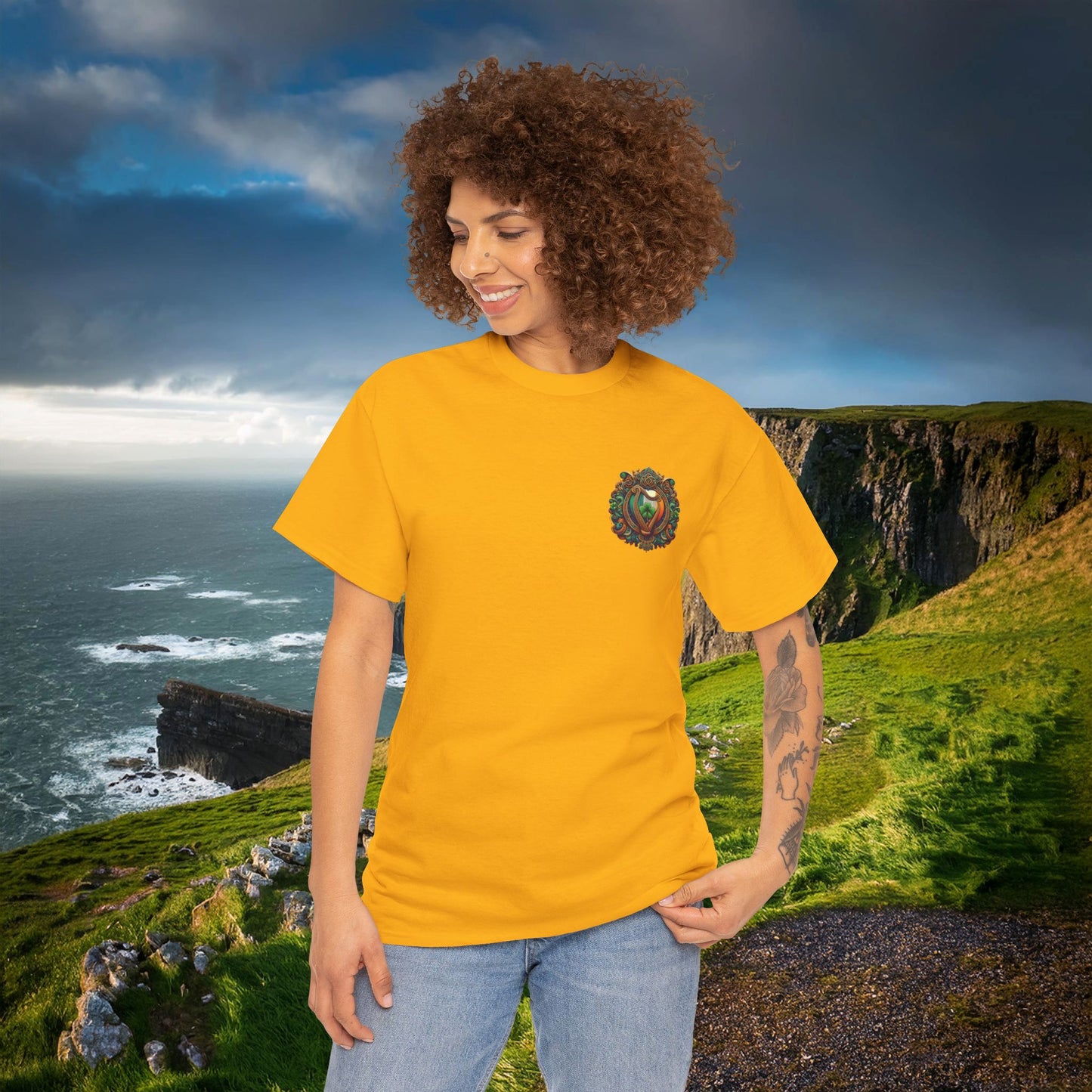 Ireland Harp Crest Tee
