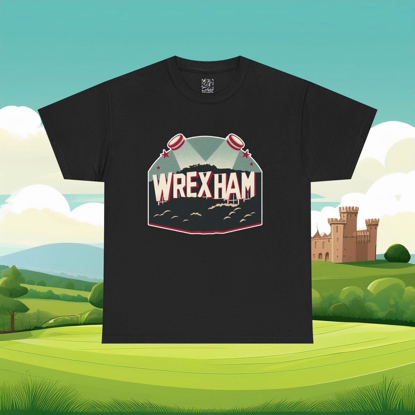 Wrexham Hollywood Sign Tee